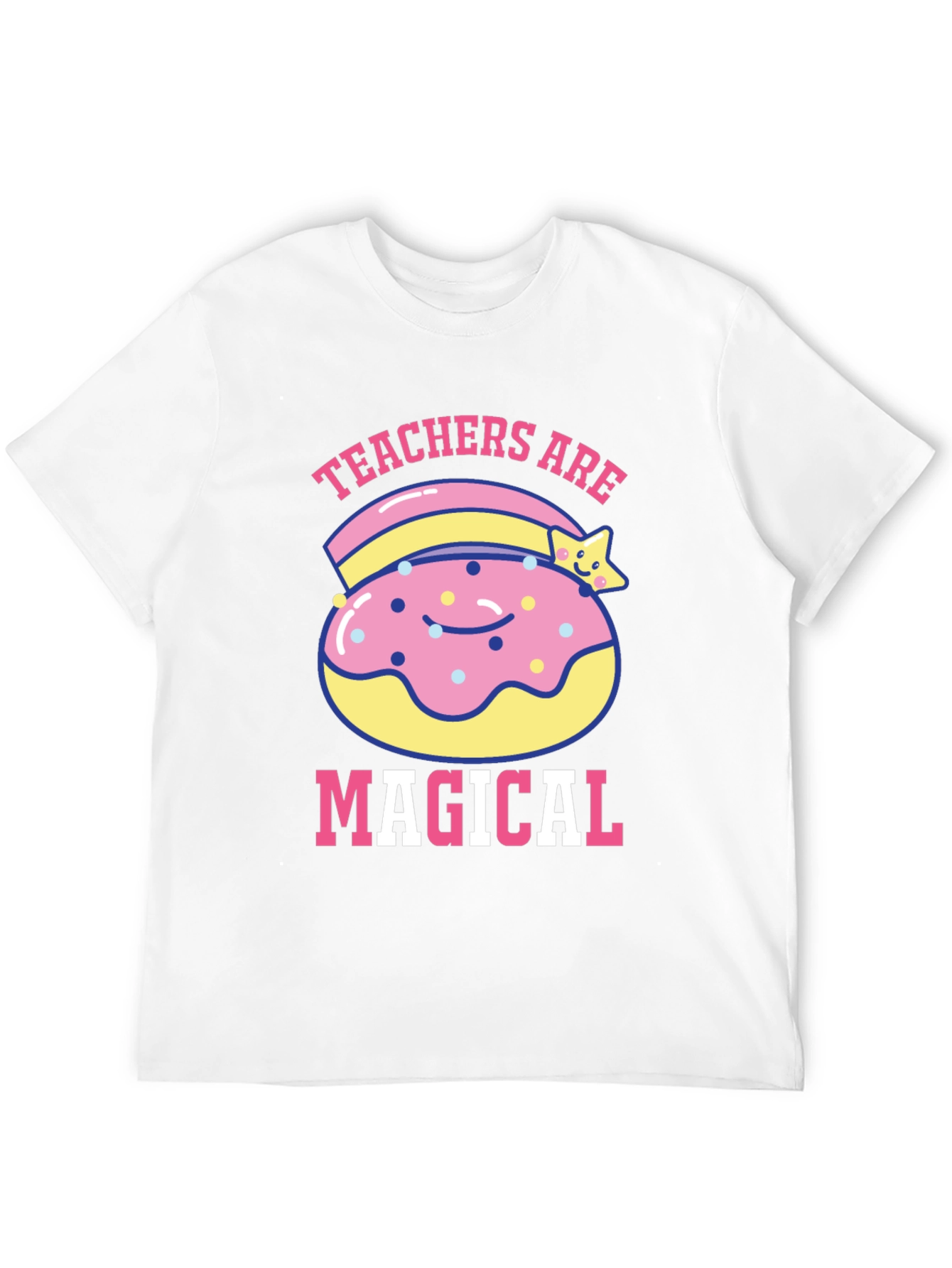 Teachers Are Magical Donut T-Shirt