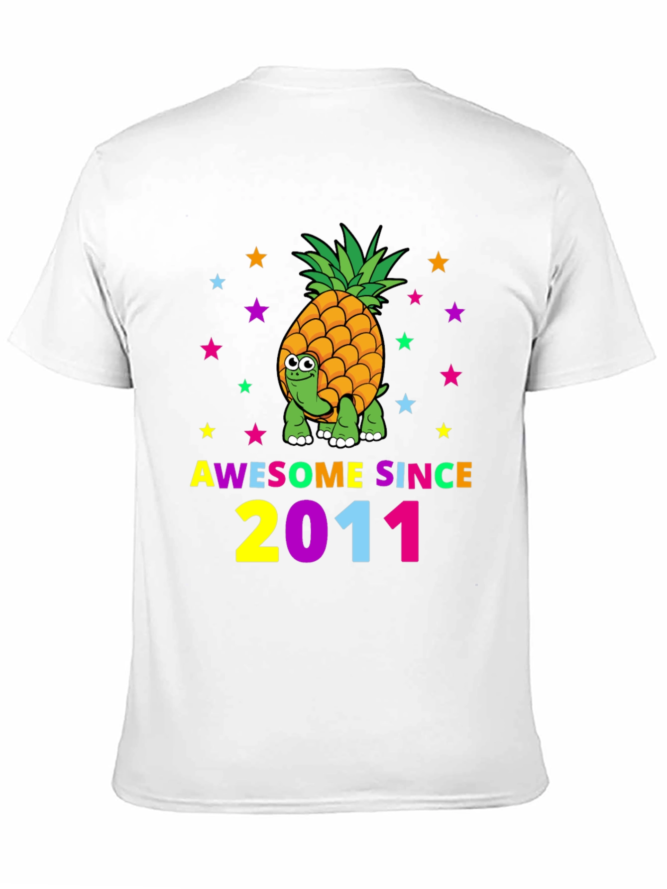 Awesome Since 2011 Pineapple Turtle T-Shirt