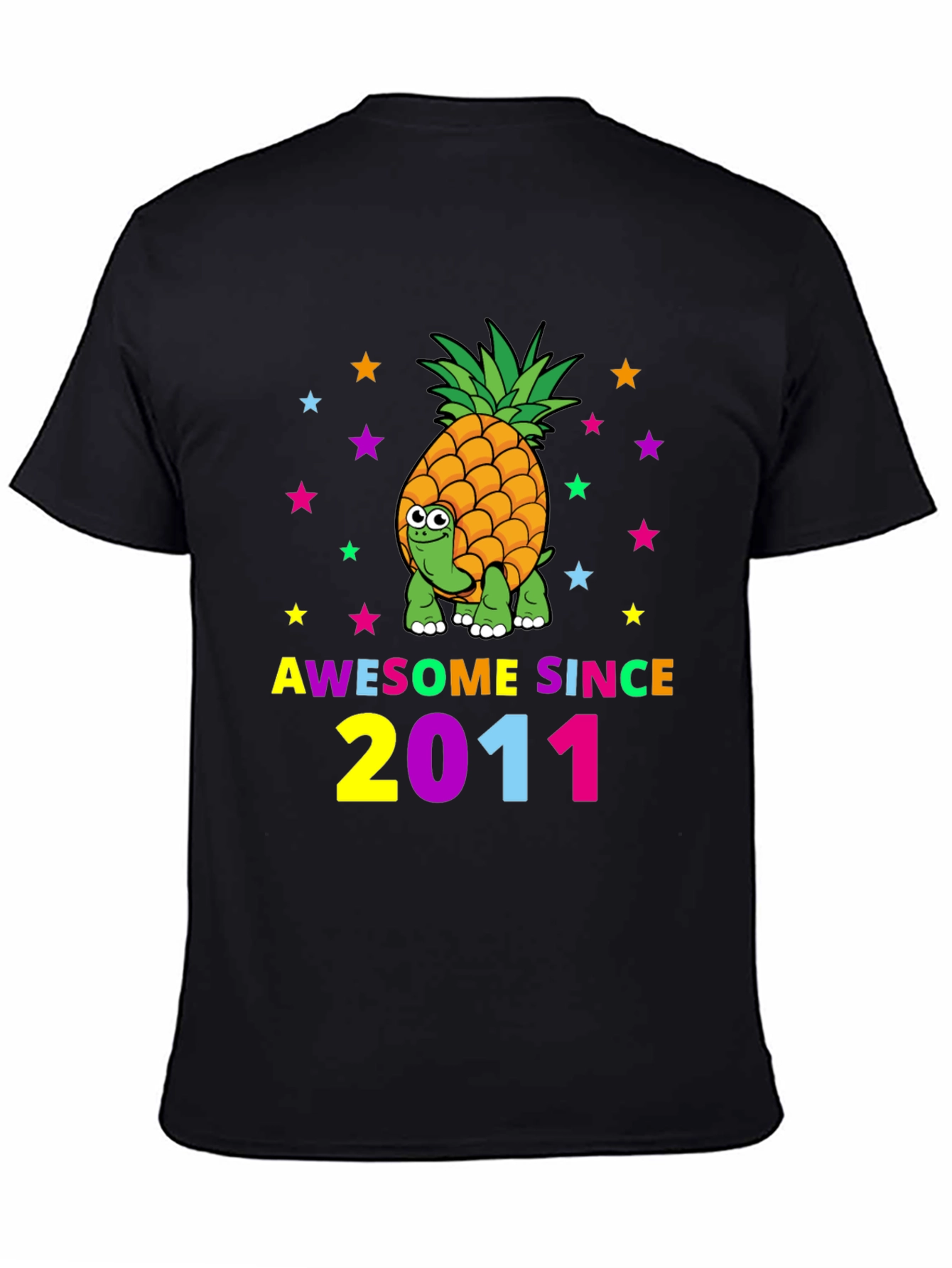 Awesome Since 2011 Pineapple Turtle T-Shirt