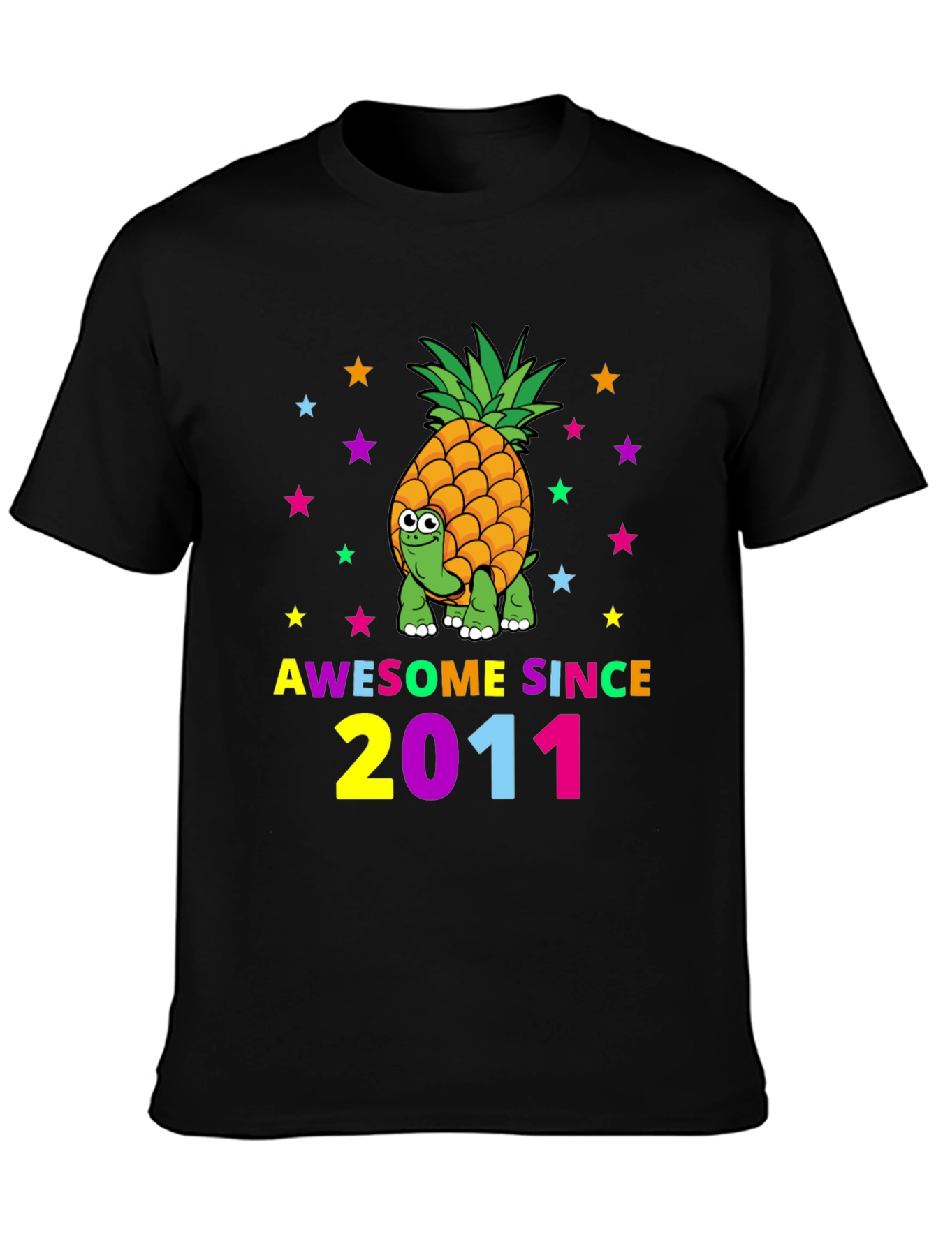 Awesome Since 2011 Pineapple Turtle T-Shirt