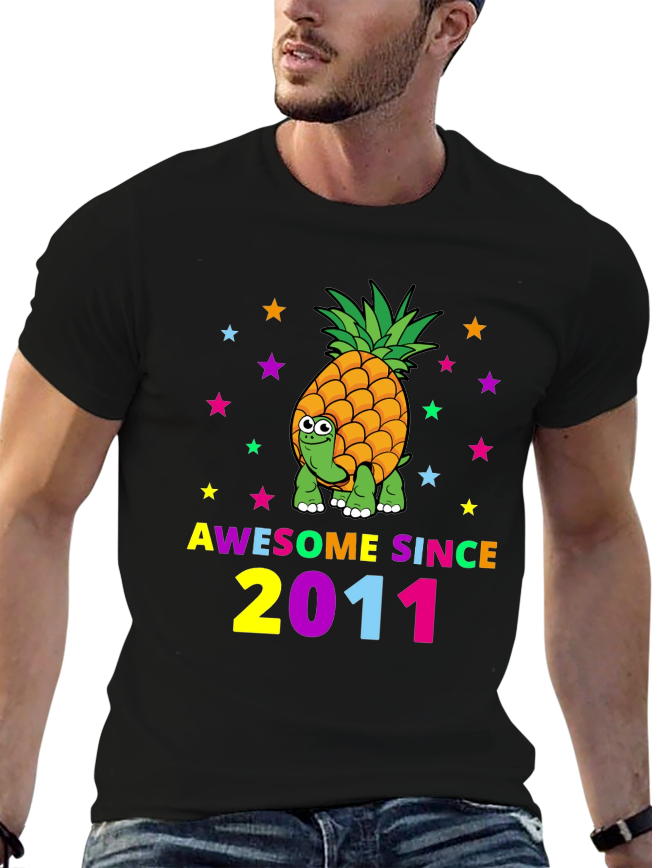 Awesome Since 2011 Pineapple Turtle T-Shirt