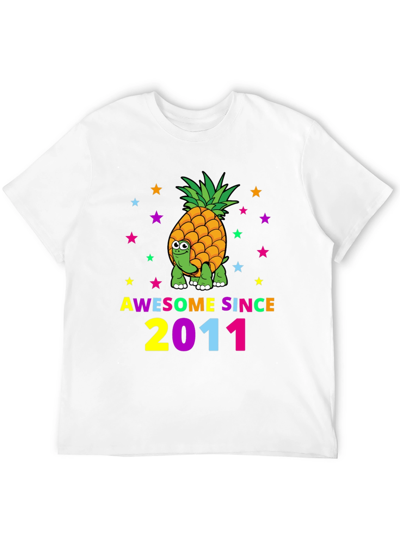 Awesome Since 2011 Pineapple Turtle T-Shirt