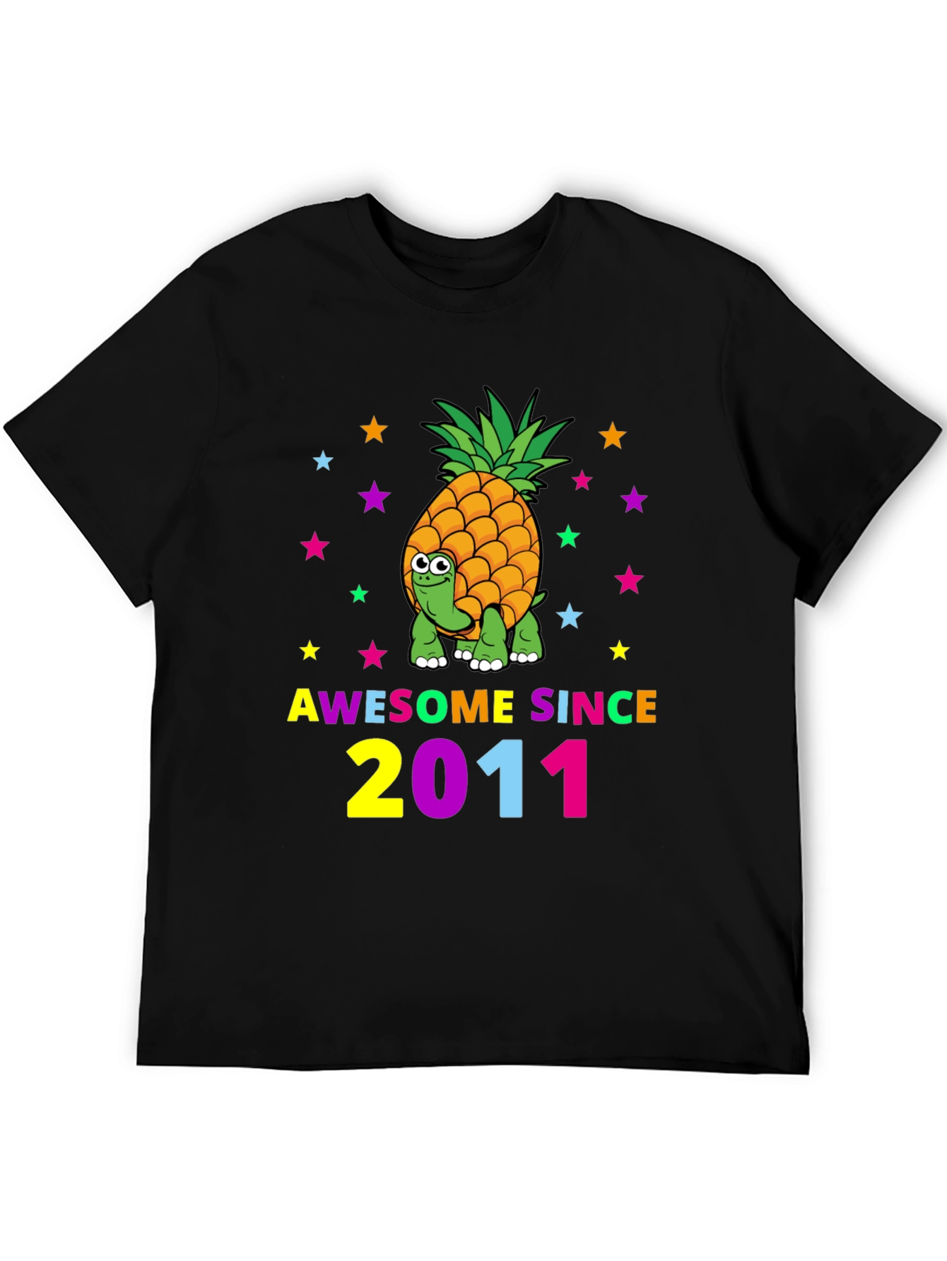 Awesome Since 2011 Pineapple Turtle T-Shirt