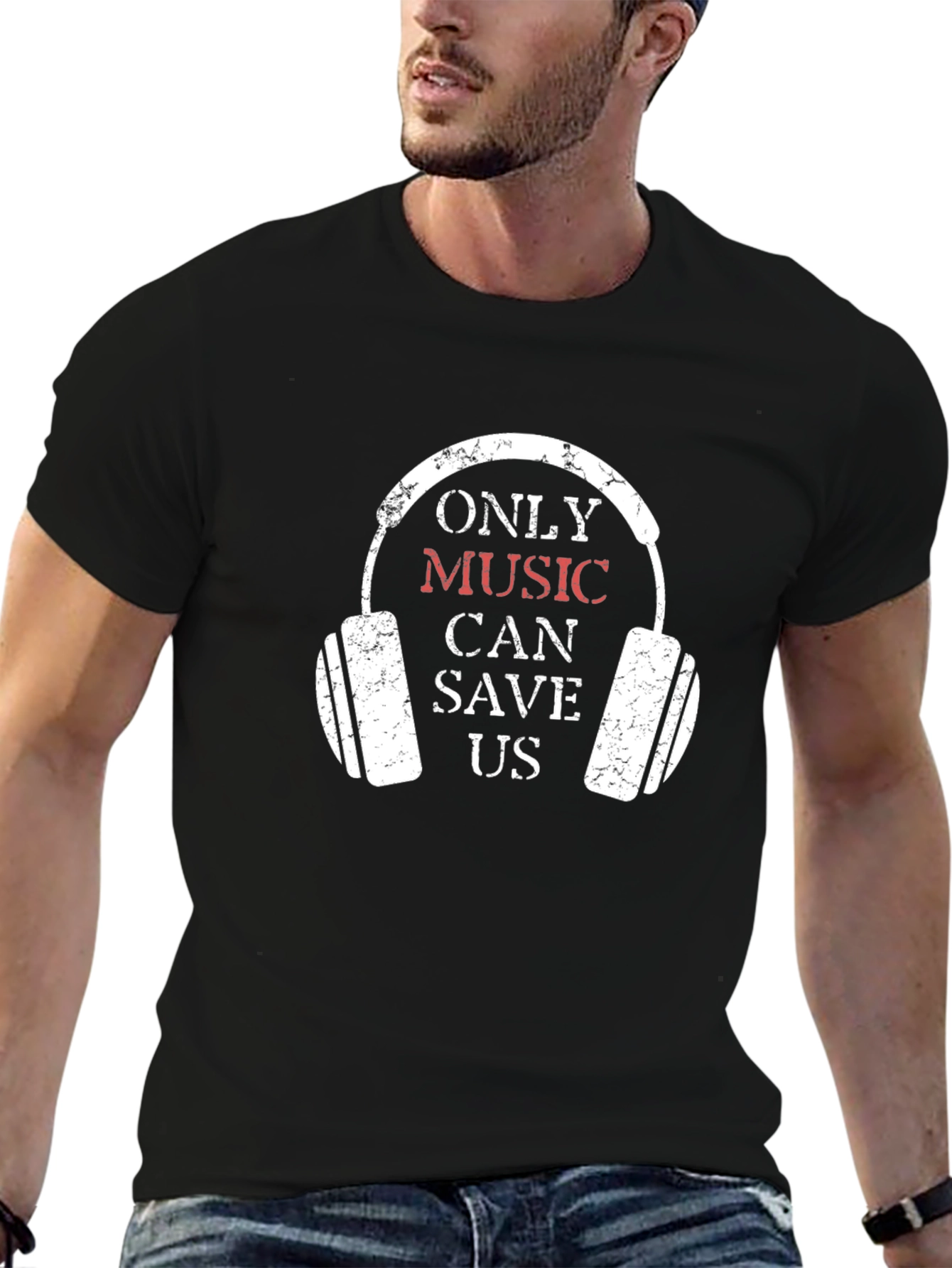 Only Music Can Save Us - Graphic T-Shirt