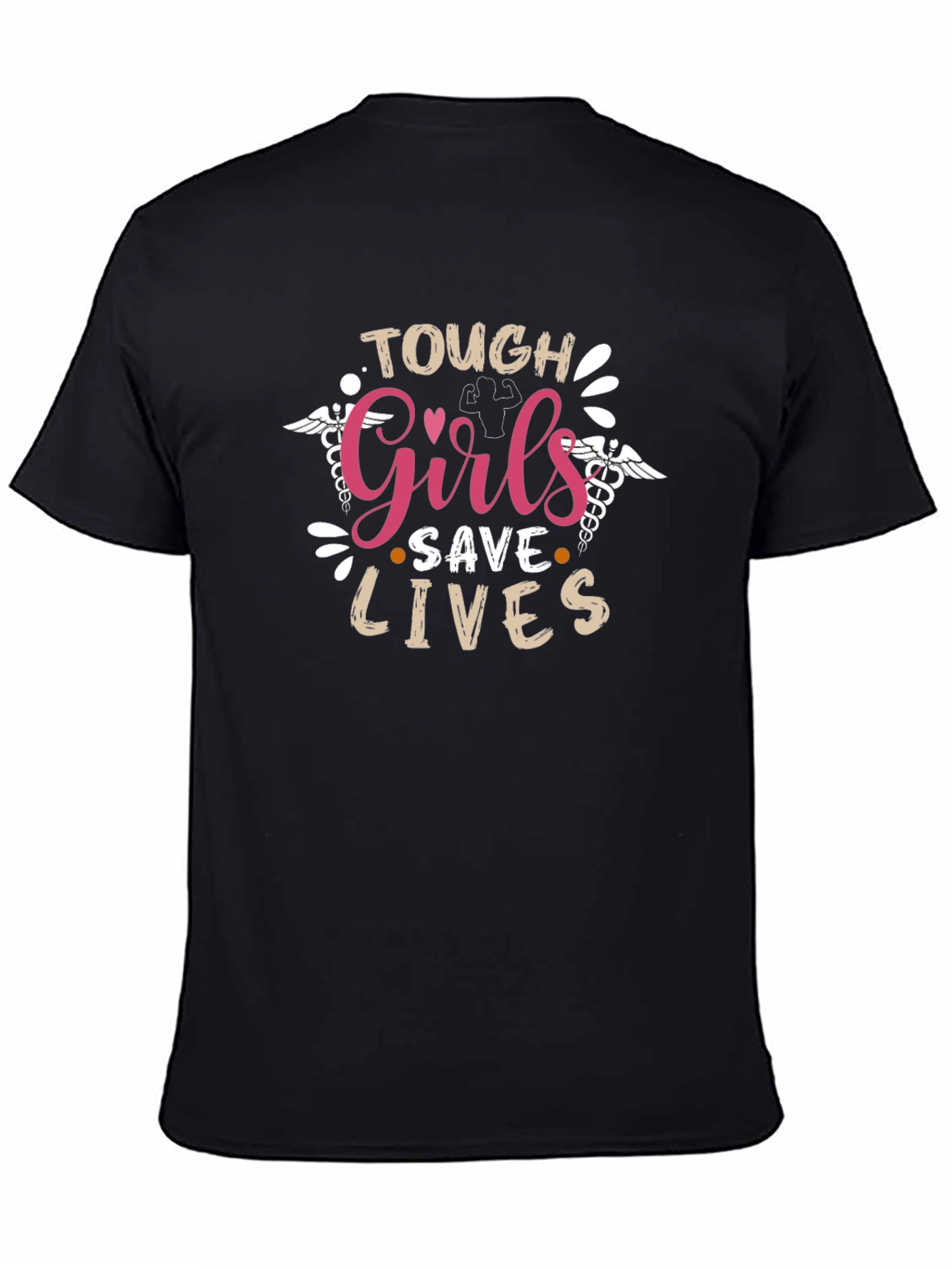Tough Girls Save Lives Graphic T-Shirt