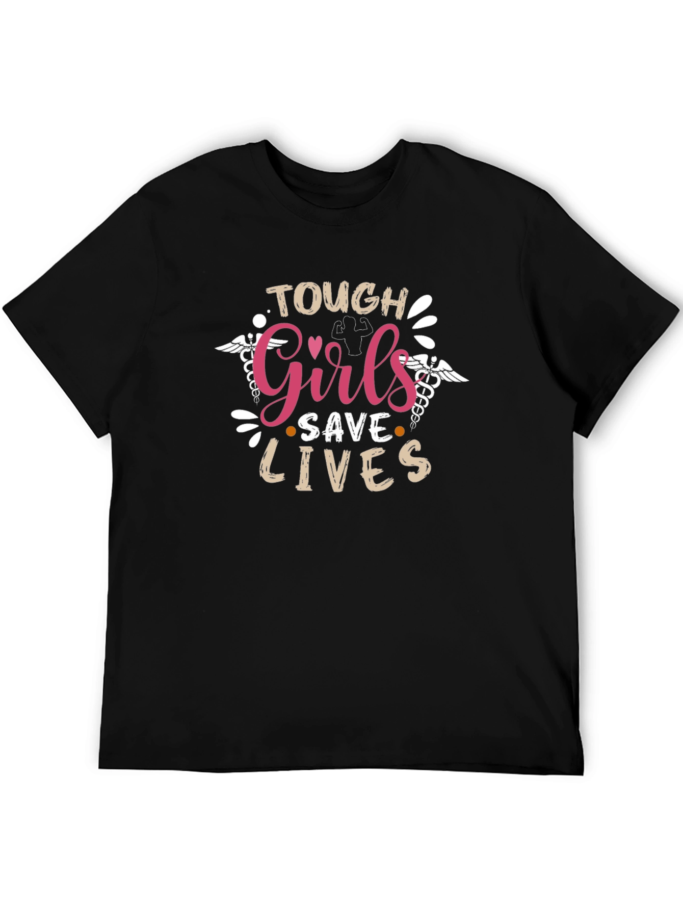 Tough Girls Save Lives Graphic T-Shirt