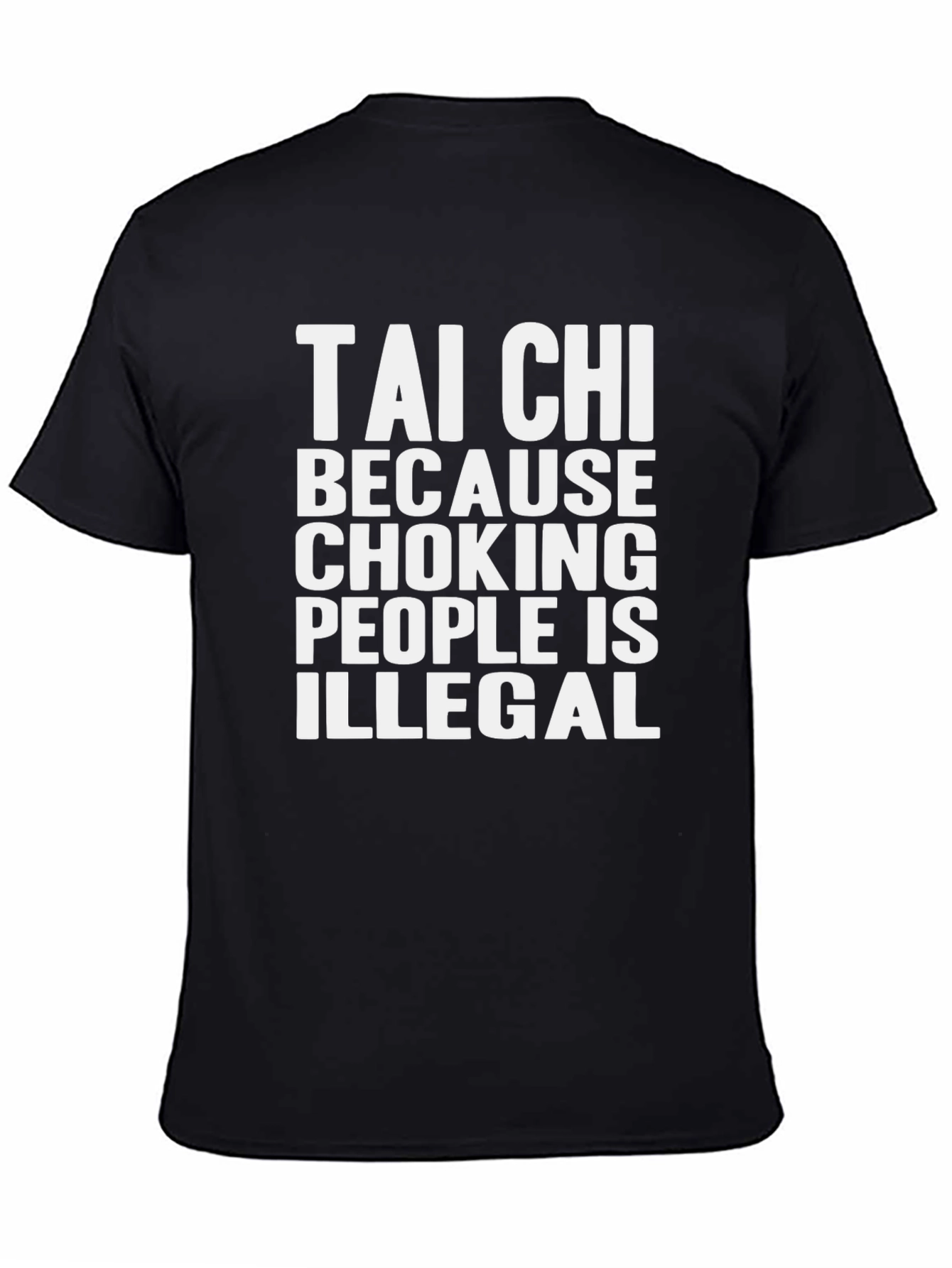 Tai Chi Choking People T-Shirt Funny Martial Arts Tee