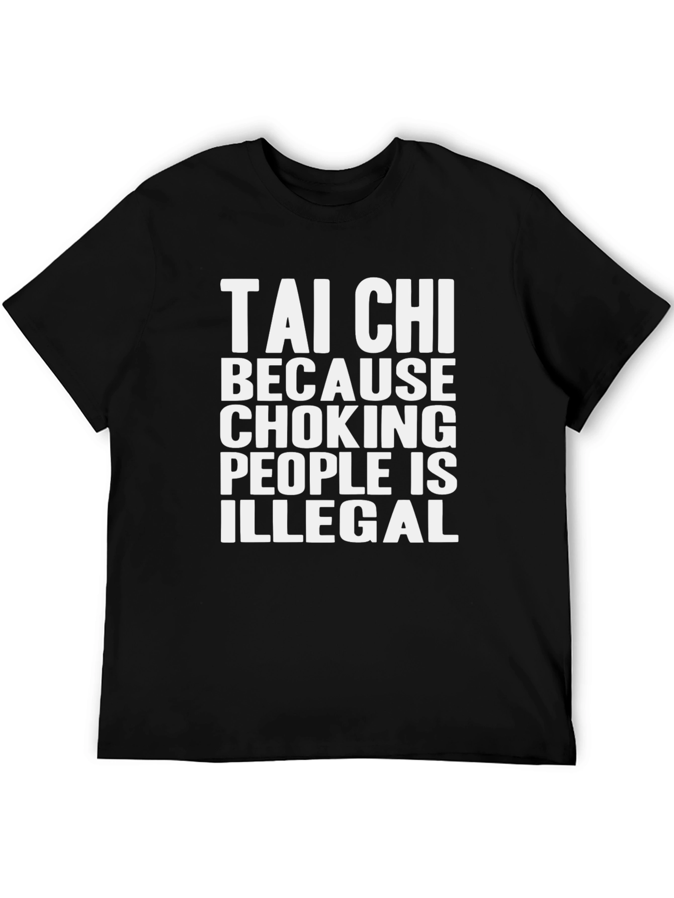 Tai Chi Choking People T-Shirt Funny Martial Arts Tee