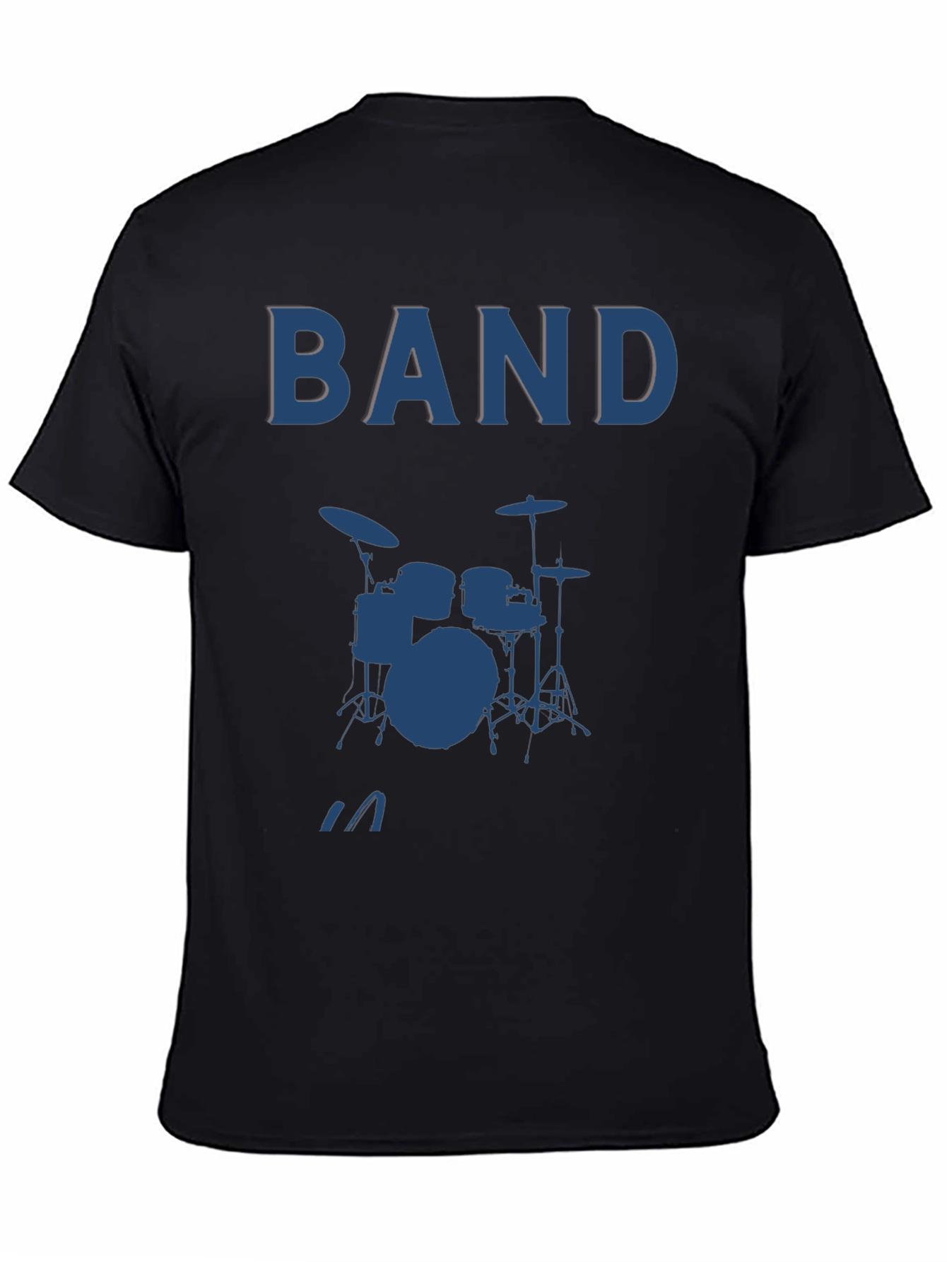 Band Drum Kit Graphic Tee - Music Lover T-Shirt