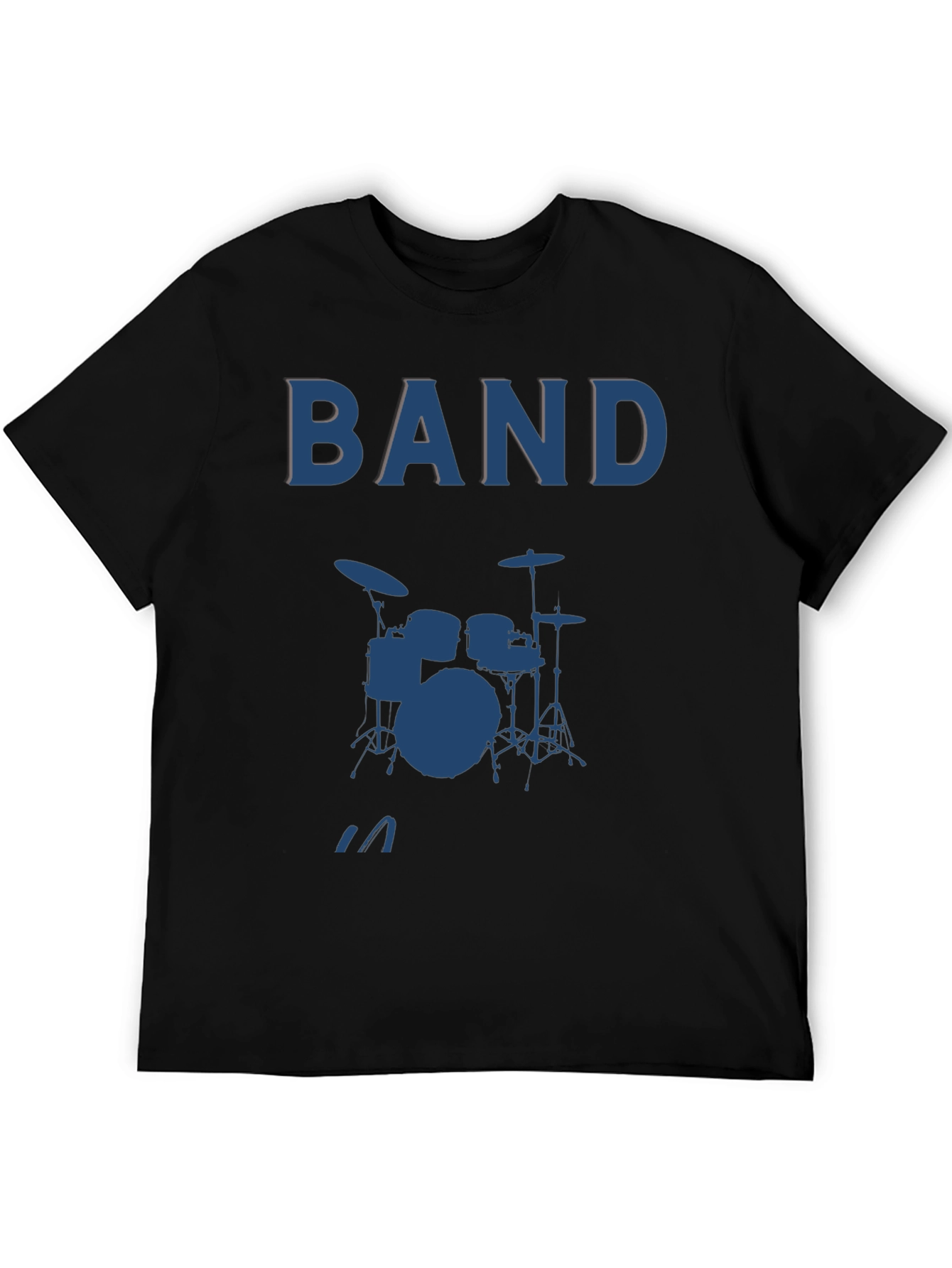 Band Drum Kit Graphic Tee - Music Lover T-Shirt
