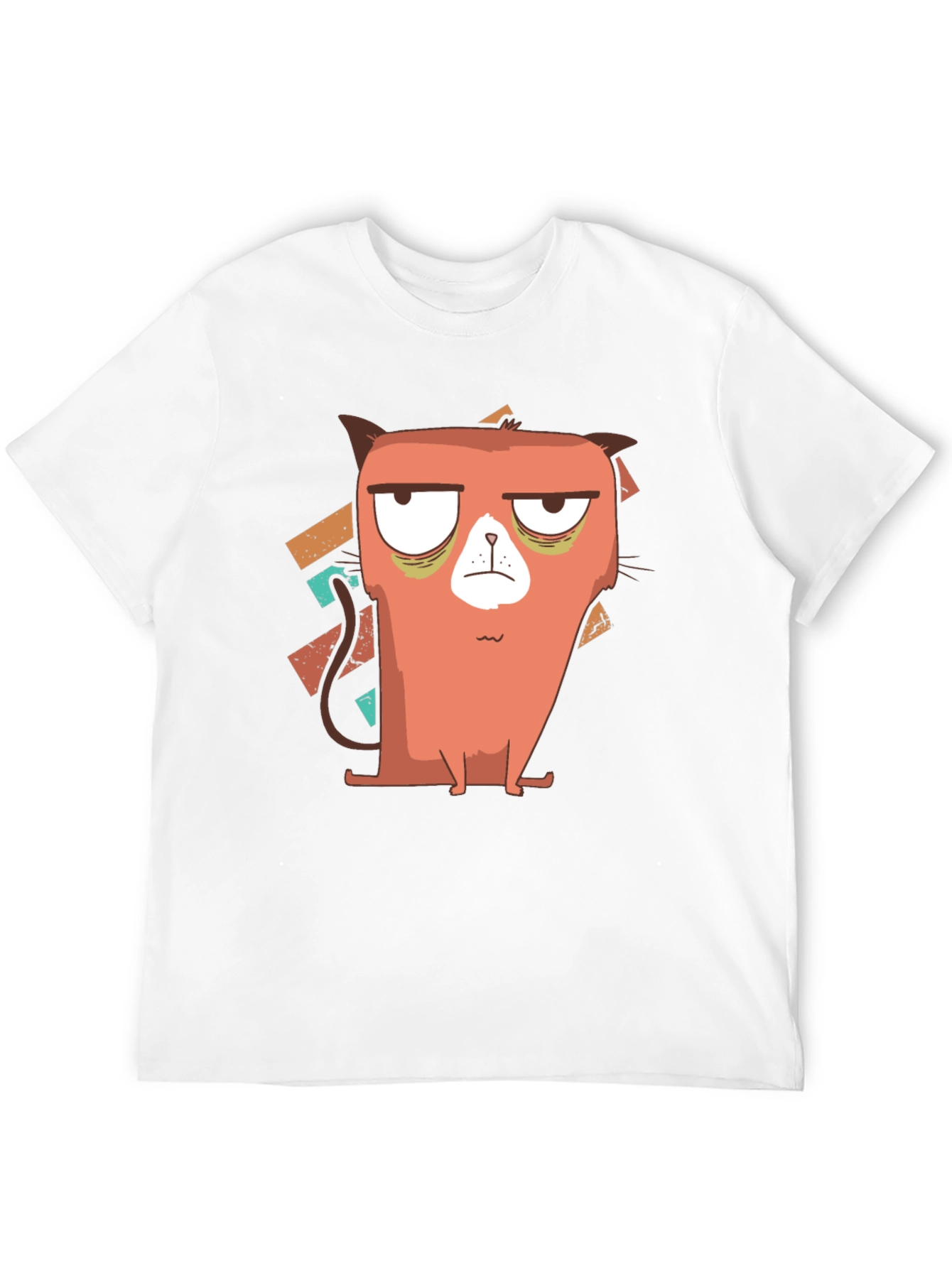 Grumpy Cat Graphic Tee - Black Cotton Blend