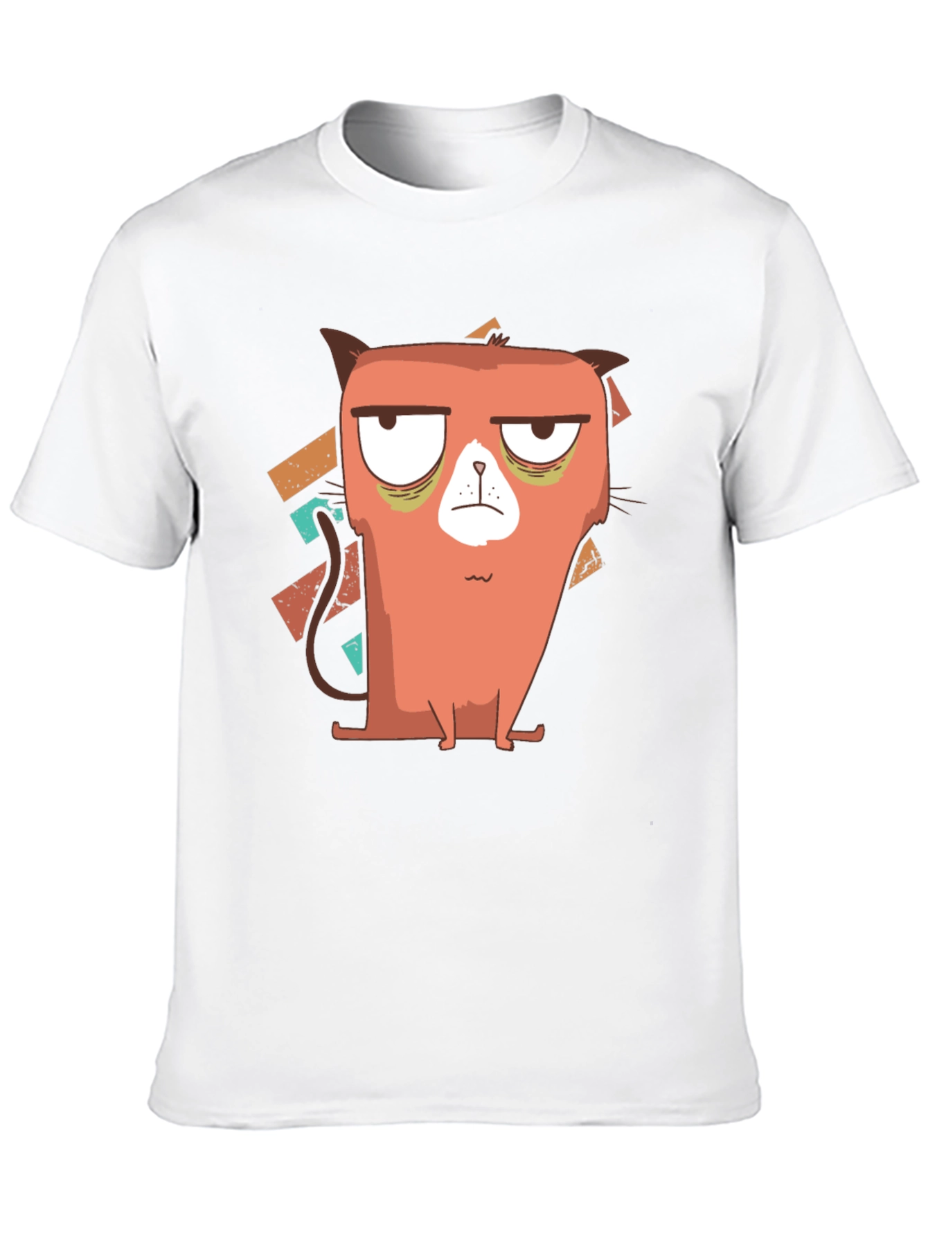 Grumpy Cat Graphic Tee - Black Cotton Blend