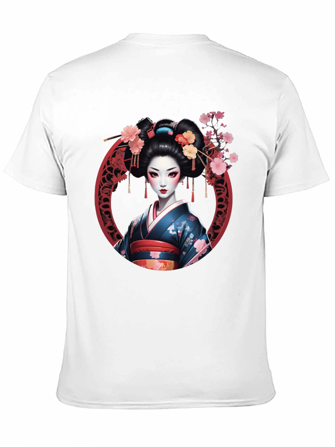 Geisha Art T-Shirt - Stylish Graphic Tee