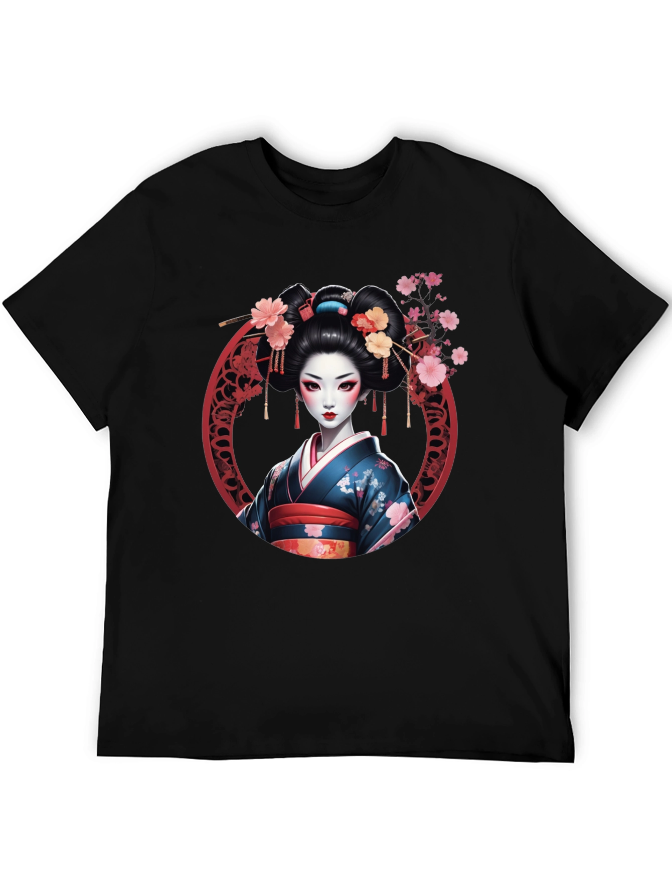 Geisha Art T-Shirt - Stylish Graphic Tee