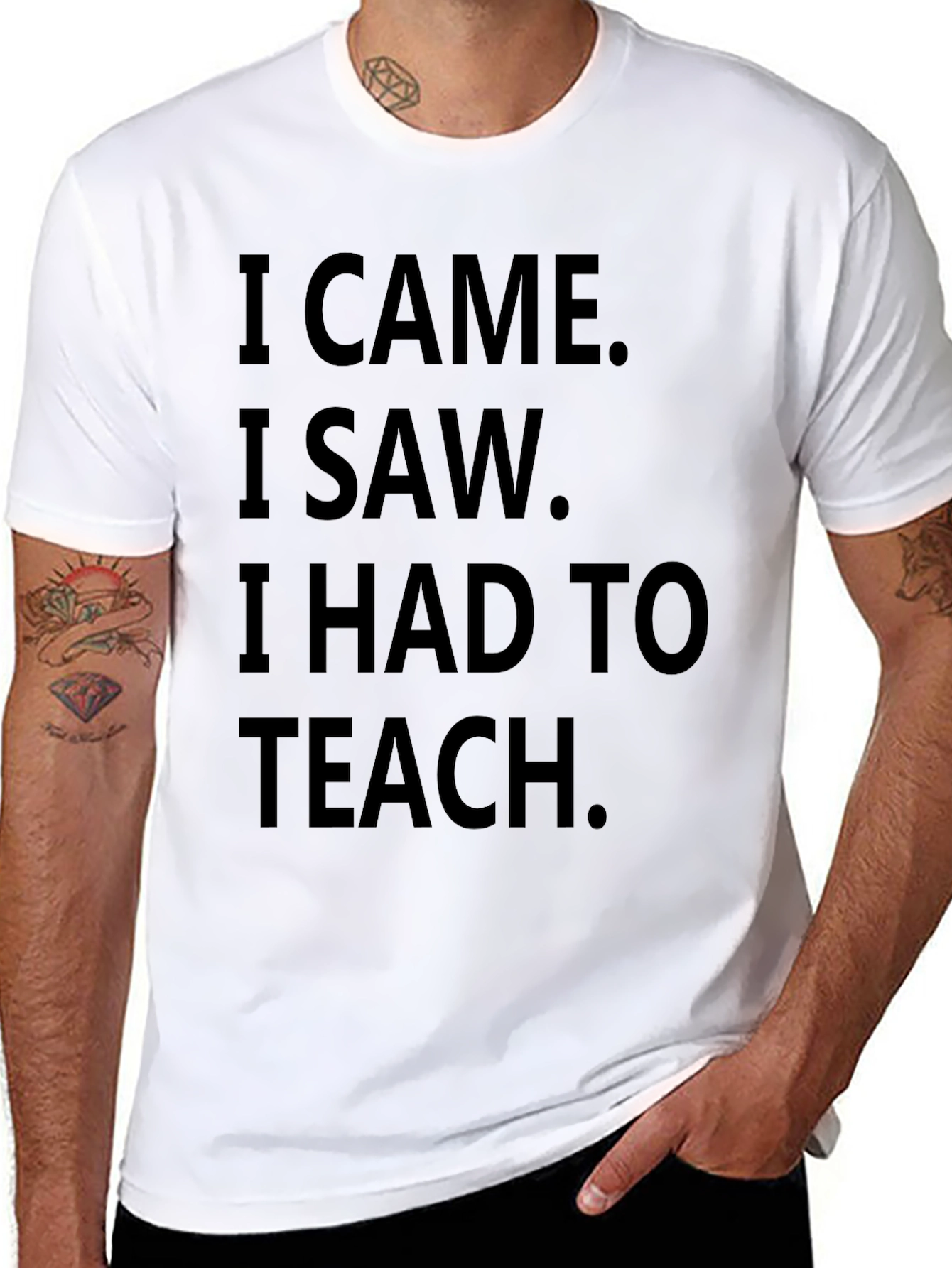 I Came I Saw I Had To Teach T-Shirt
