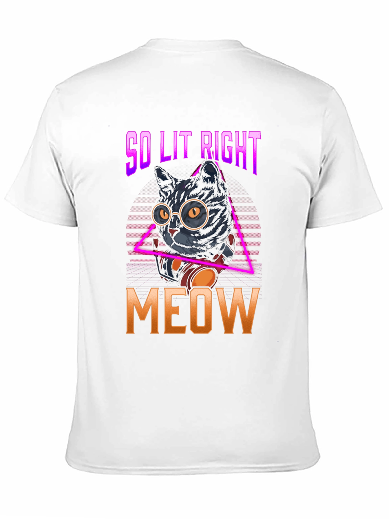 So Lit Right Meow Black Cat T-Shirt