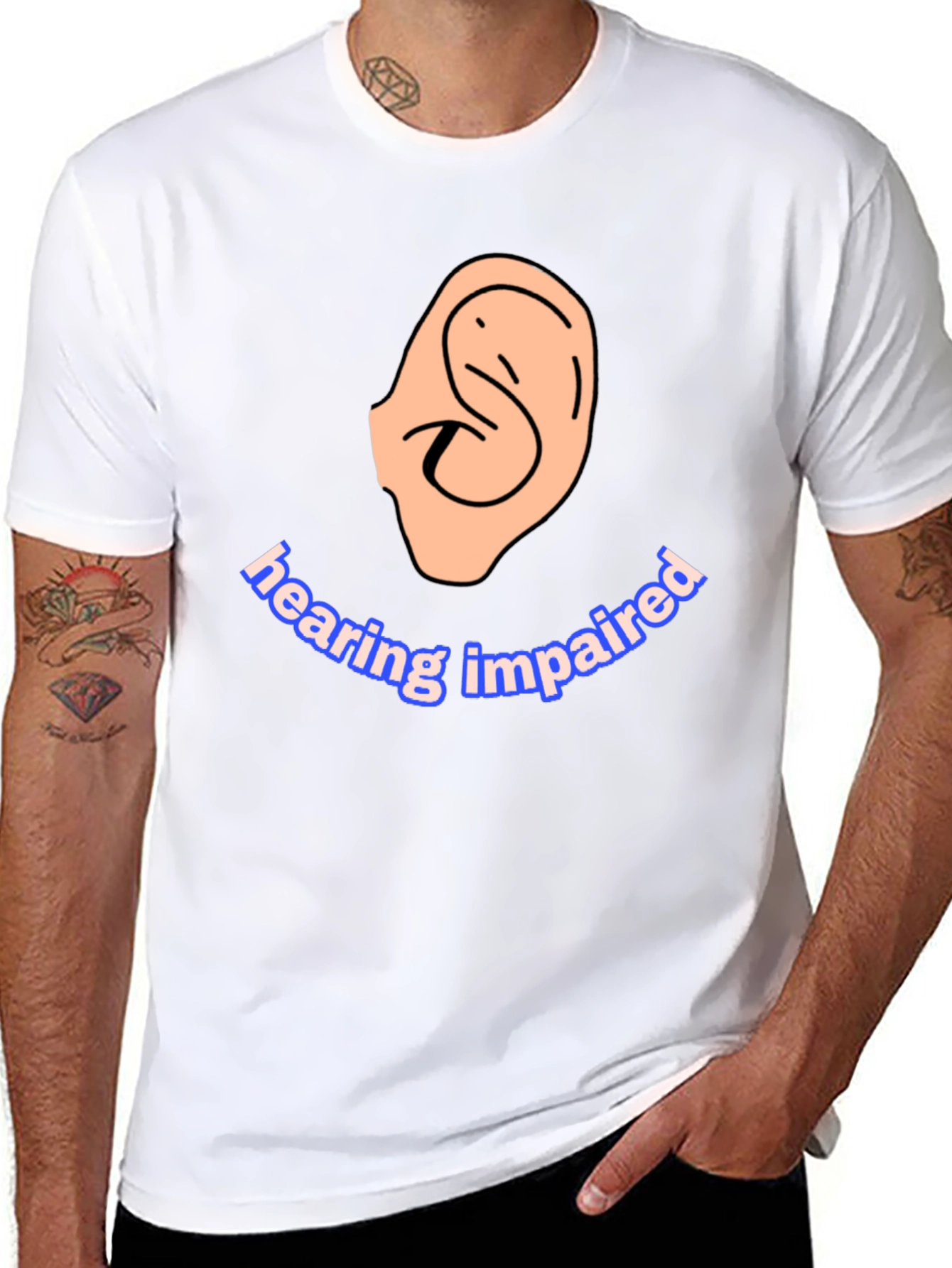 Hearing Impaired Awareness Graphic Tee