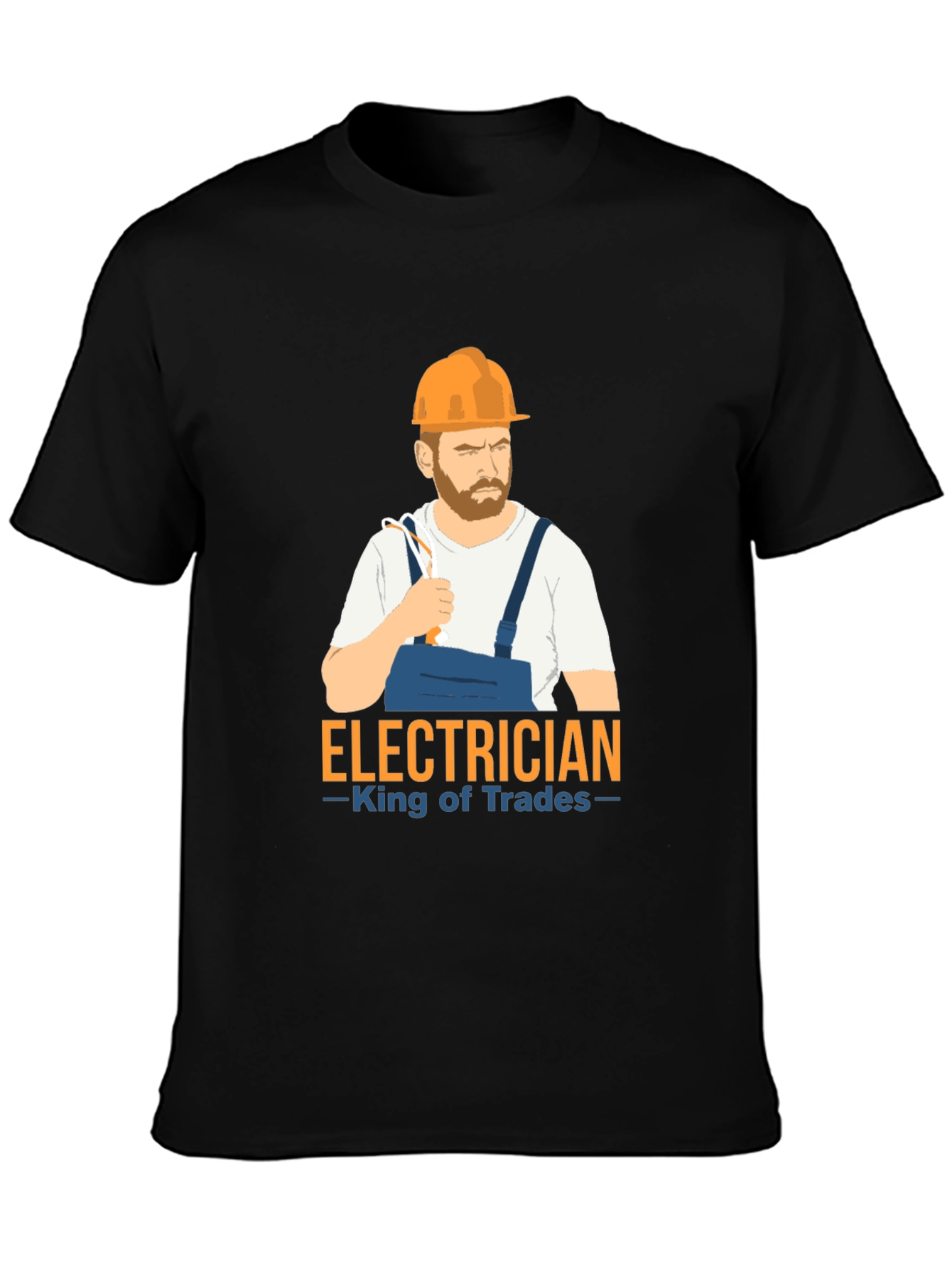 Electrician King of Trades Graphic Tee