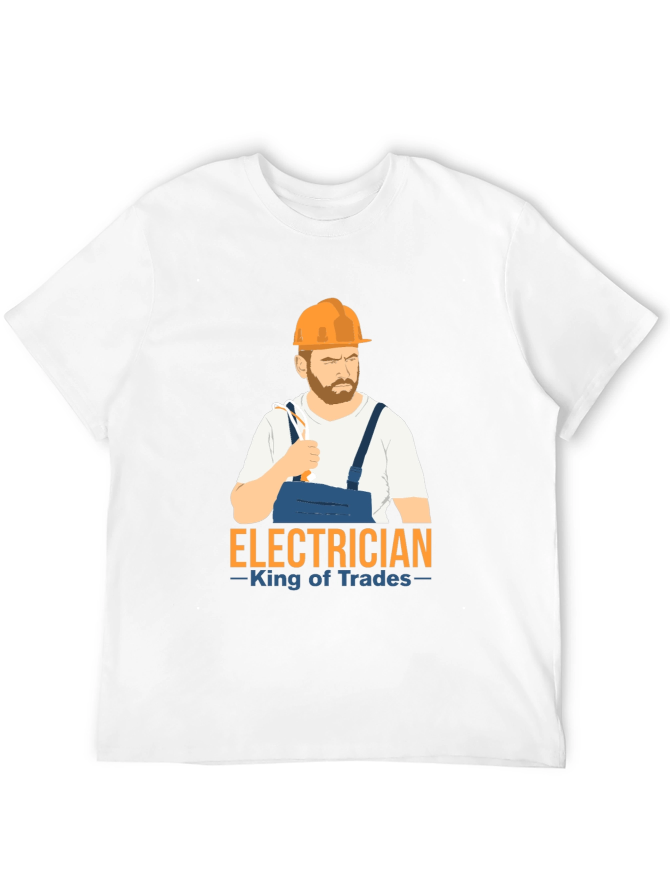 Electrician King of Trades Graphic Tee