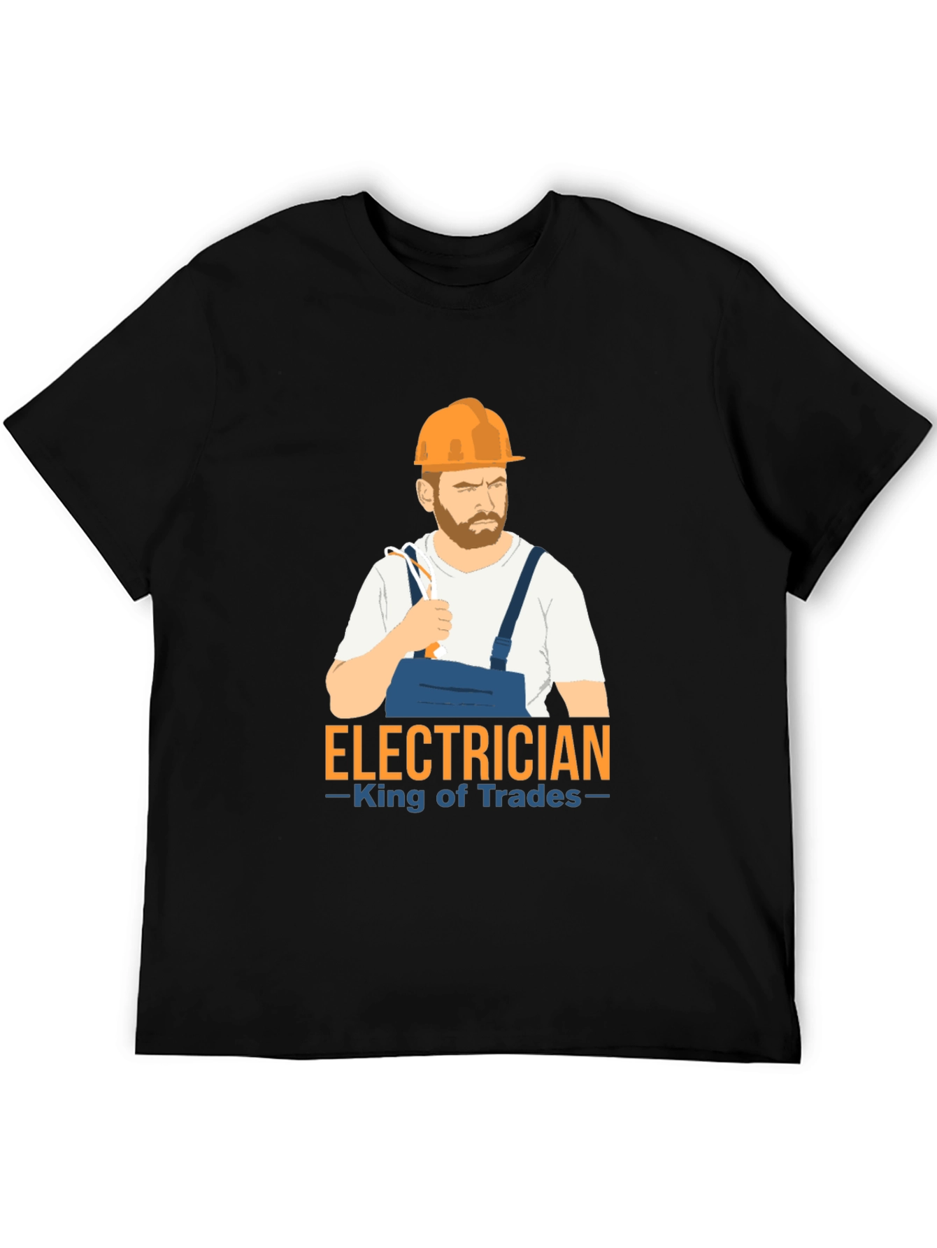Electrician King of Trades Graphic Tee