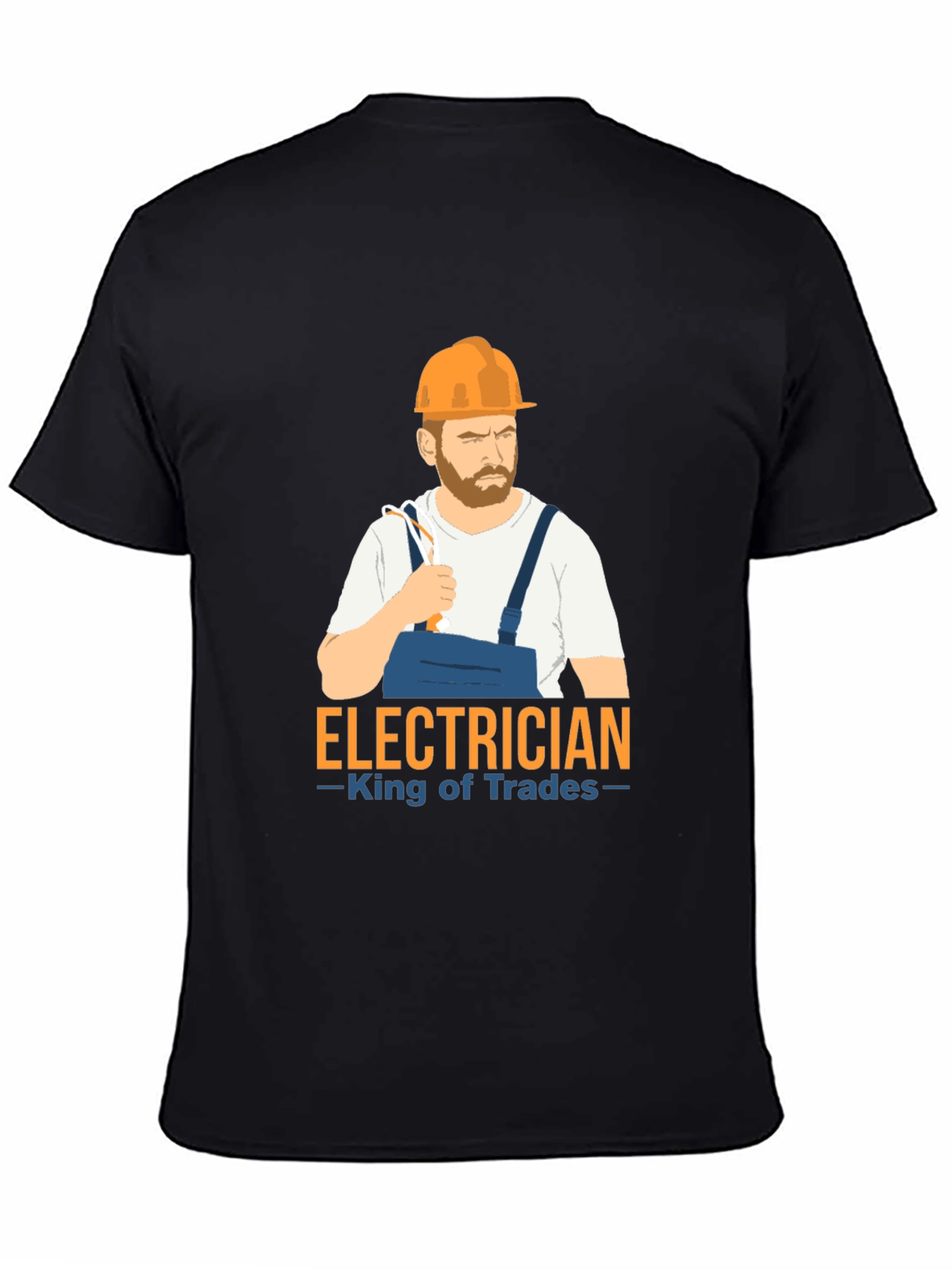 Electrician King of Trades Graphic Tee