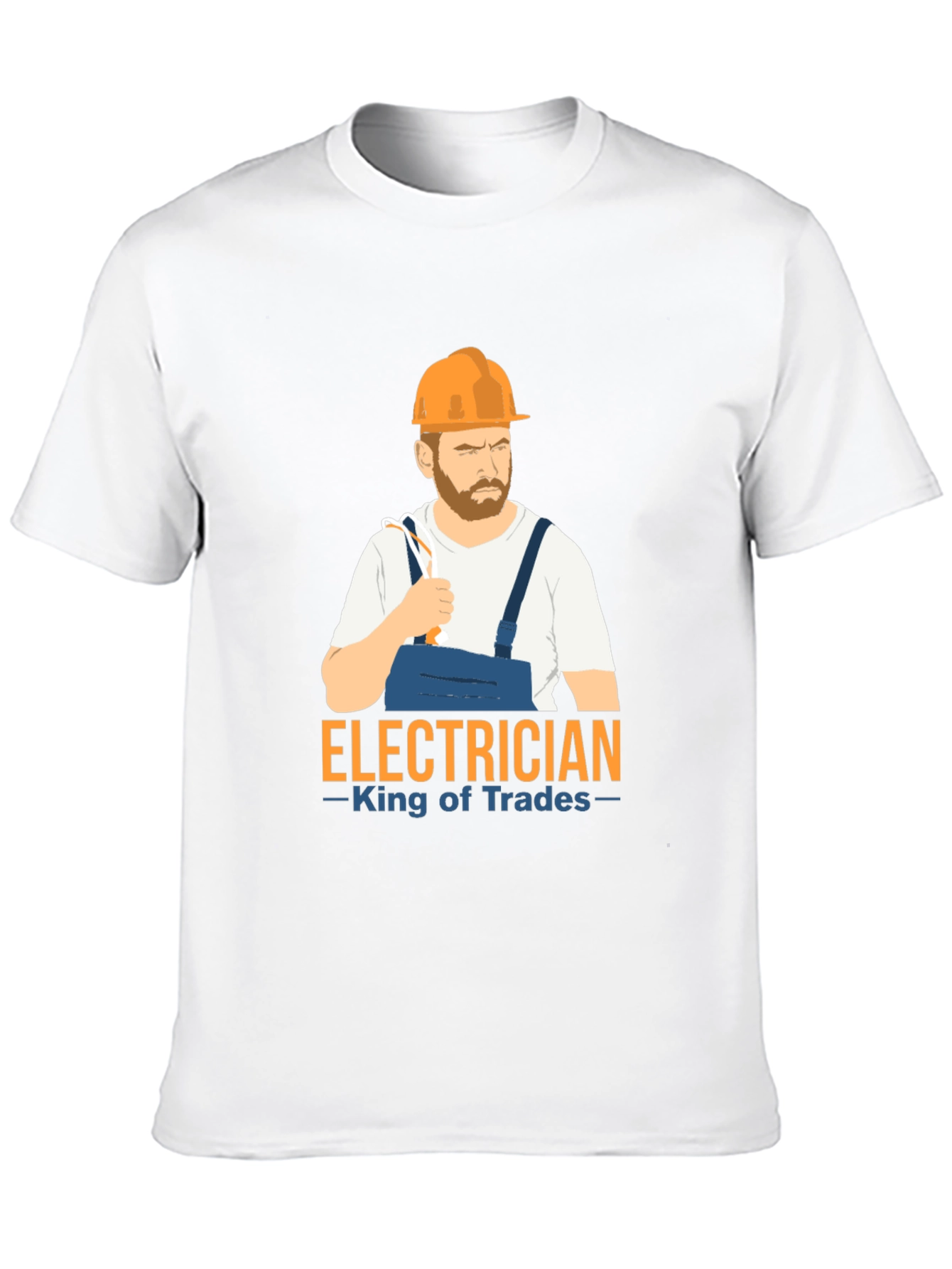 Electrician King of Trades Graphic Tee