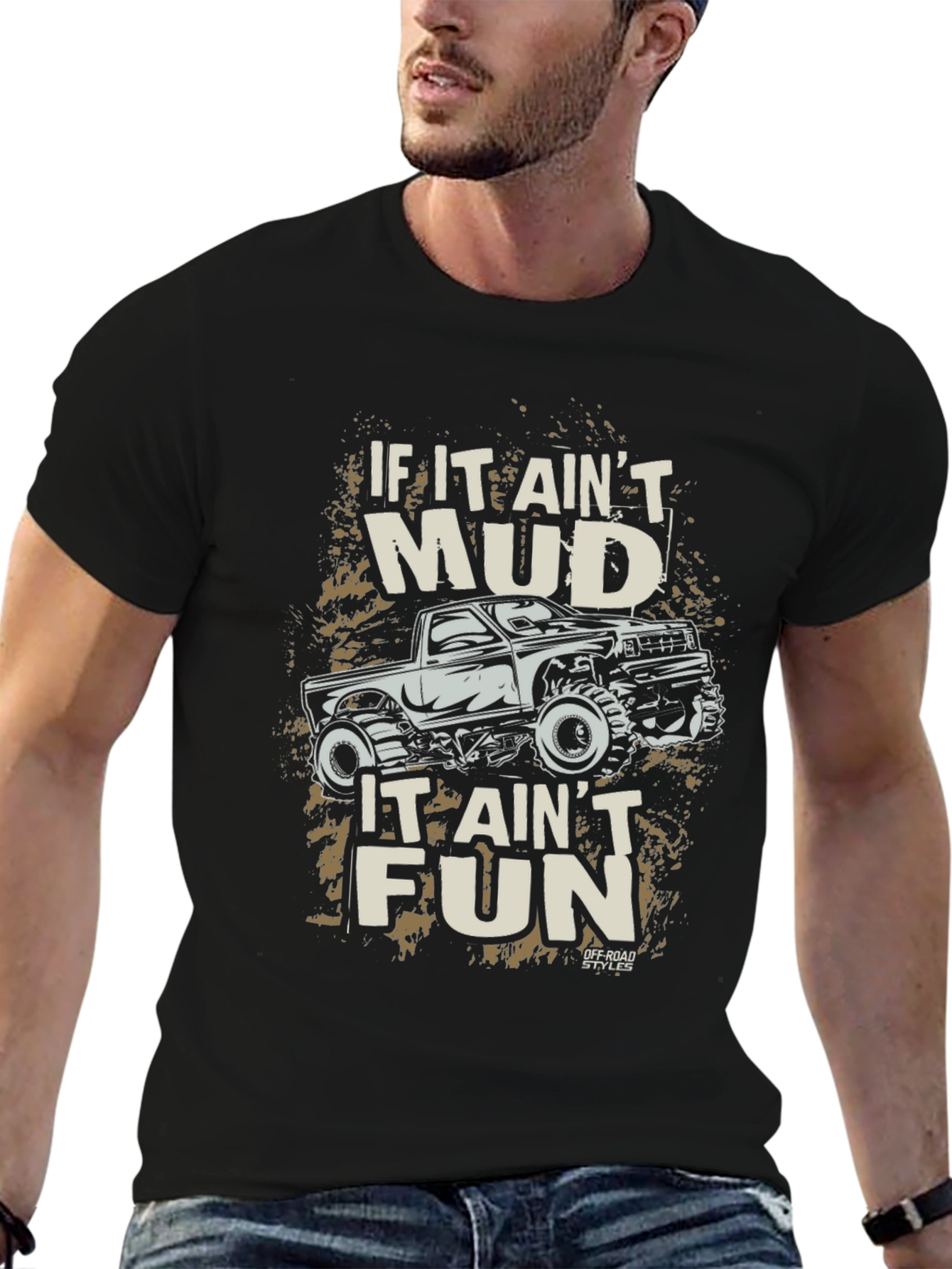 Mudding Fun T-Shirt - Off-Road Truck Design