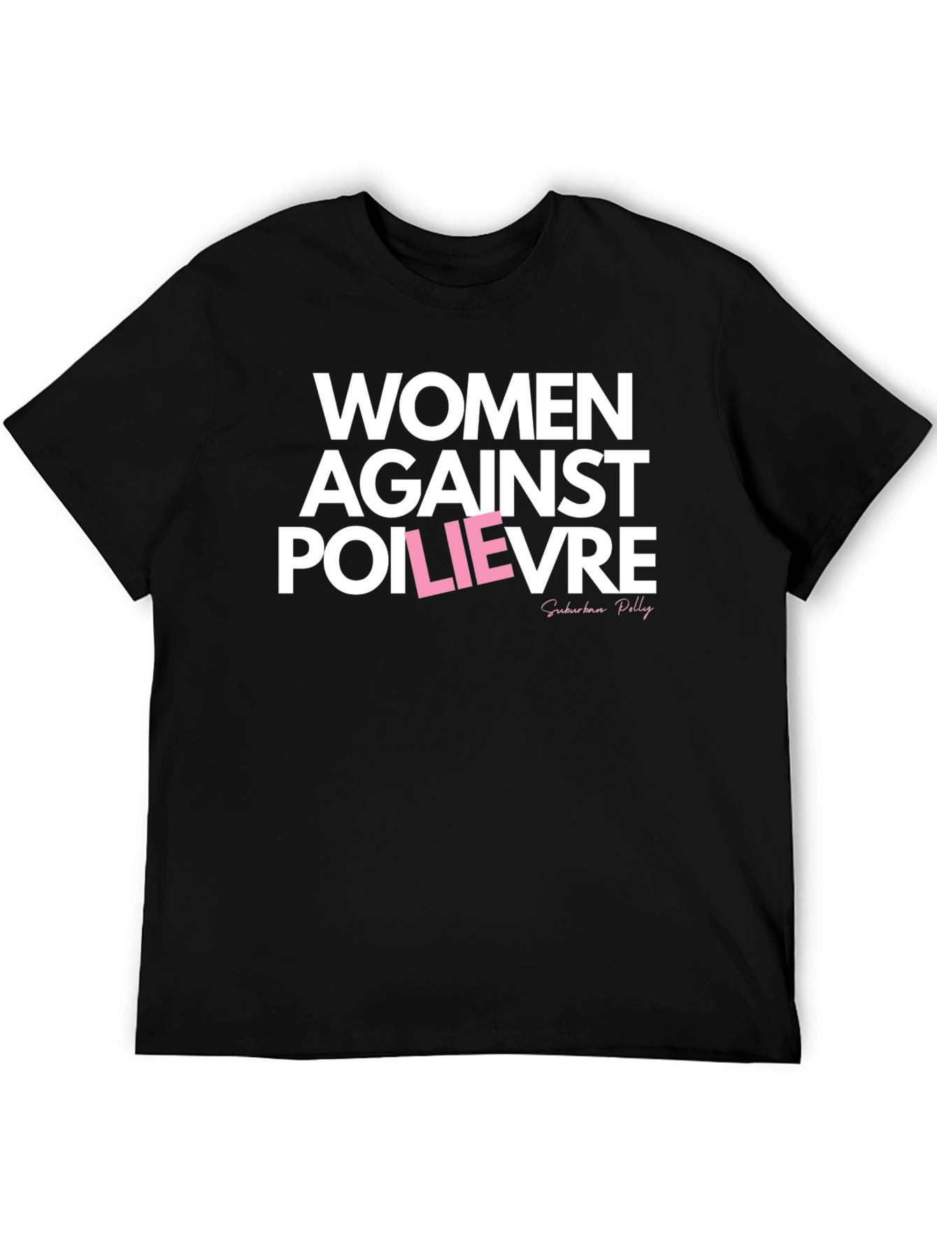 Women Against Poilievre Black T-Shirt