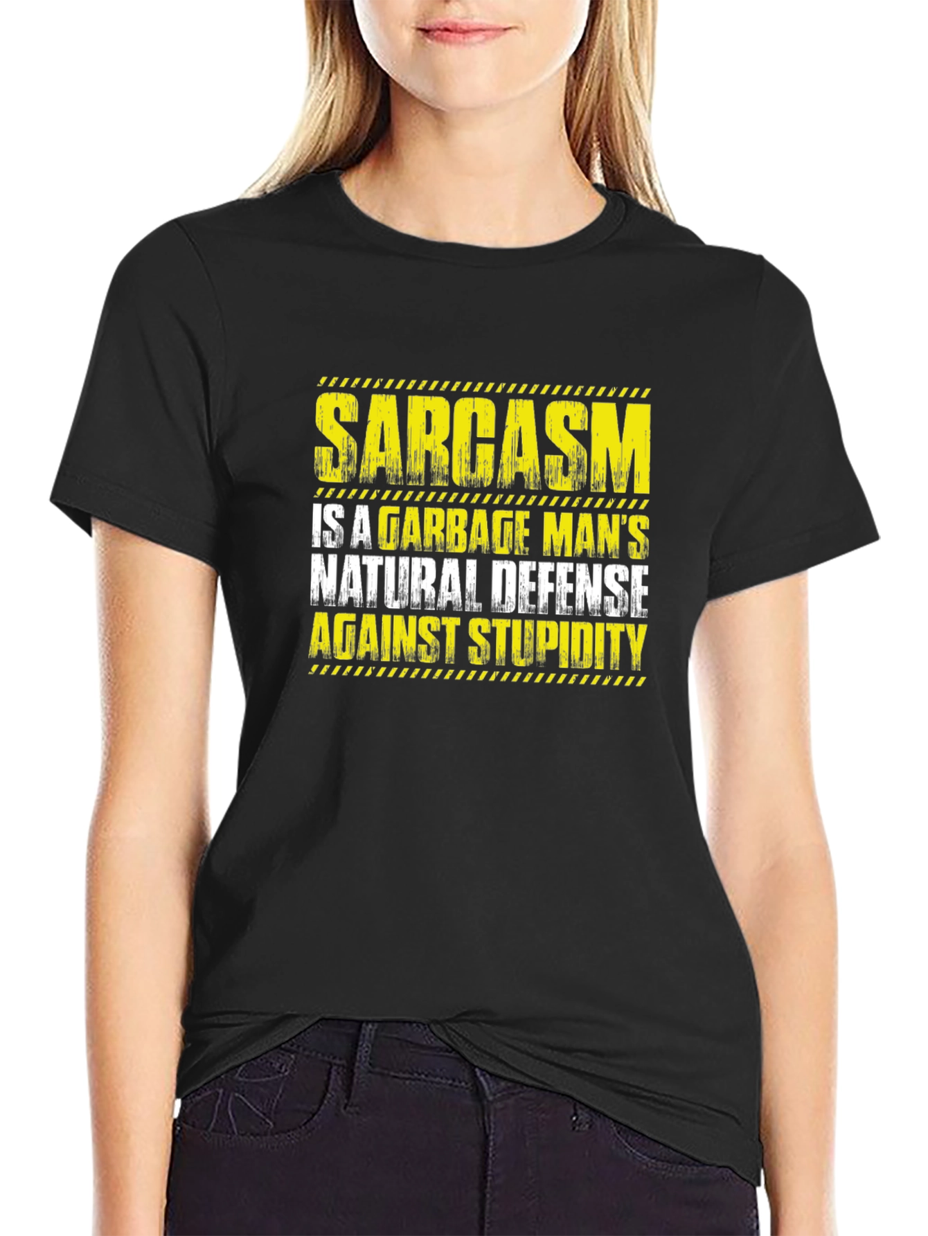 Sarcasm Garbage Mans Natural Defense T-Shirt