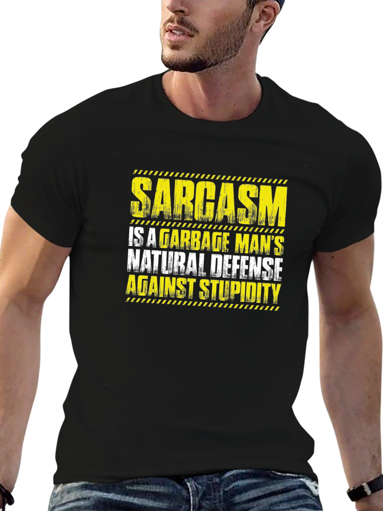 Sarcasm Garbage Mans Natural Defense T-Shirt