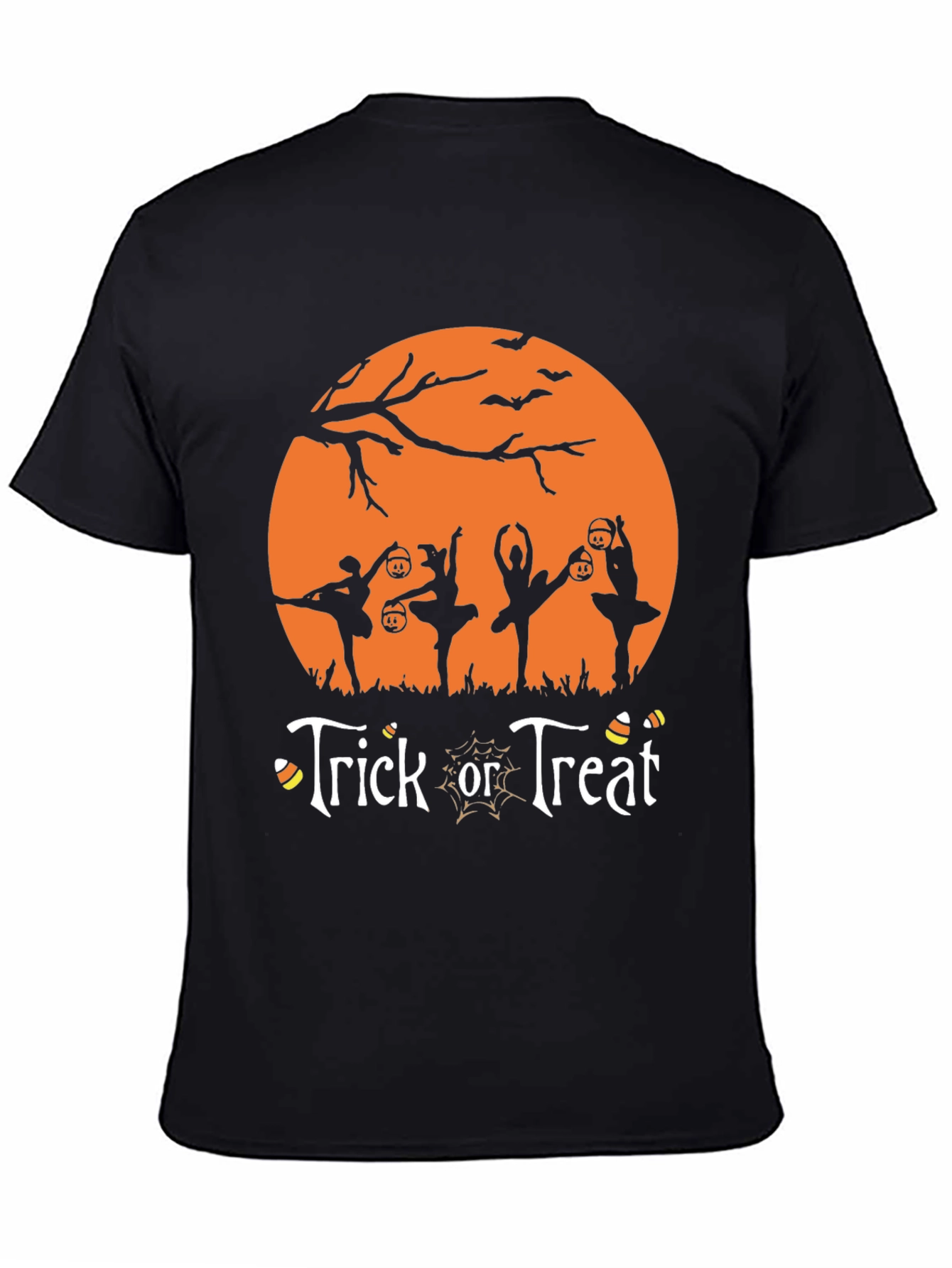 Halloween Ballerina Trick or Treat Graphic Tee