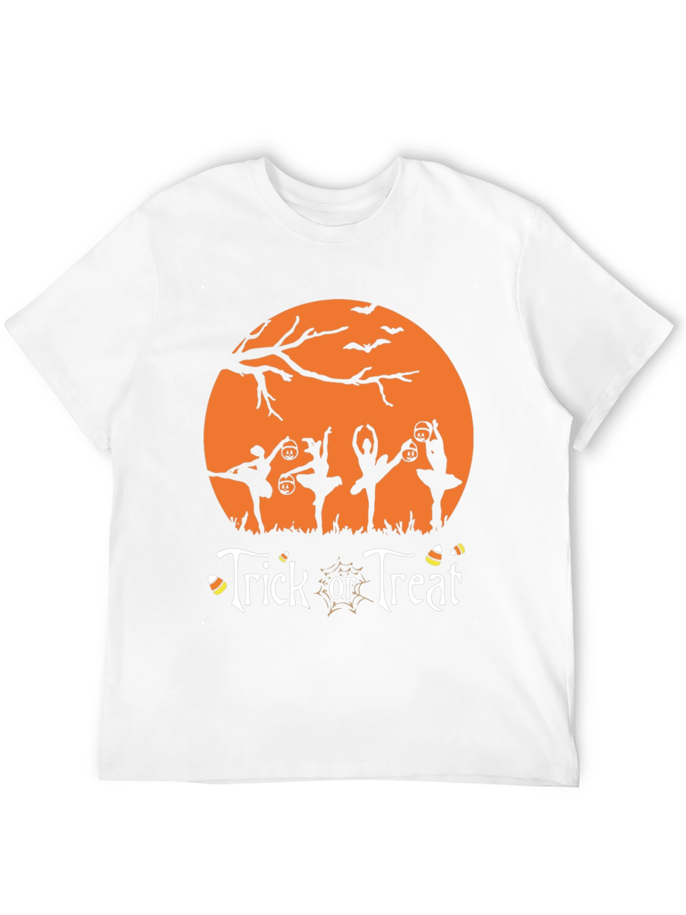 Halloween Ballerina Trick or Treat Graphic Tee