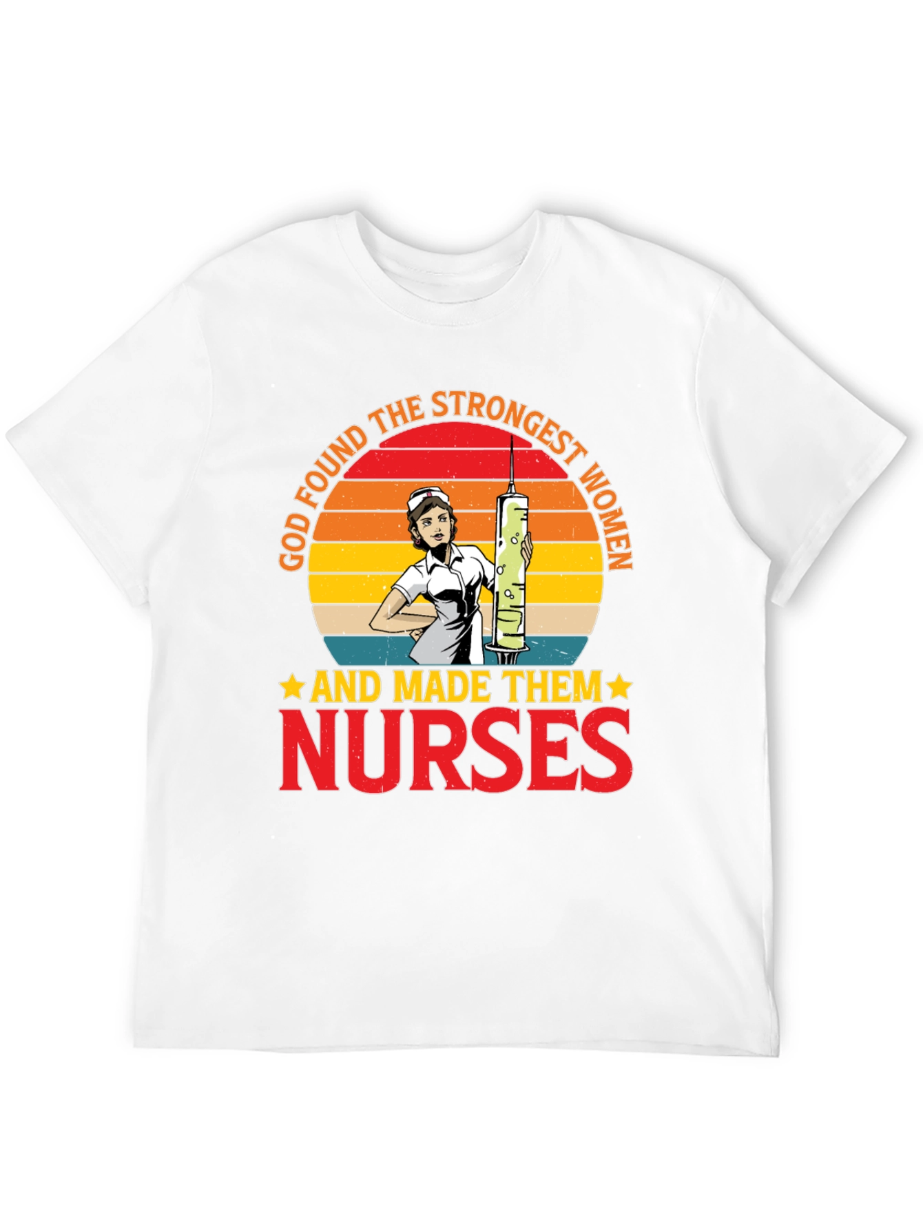 Strongest Women Nurses T-Shirt Graphic Tee