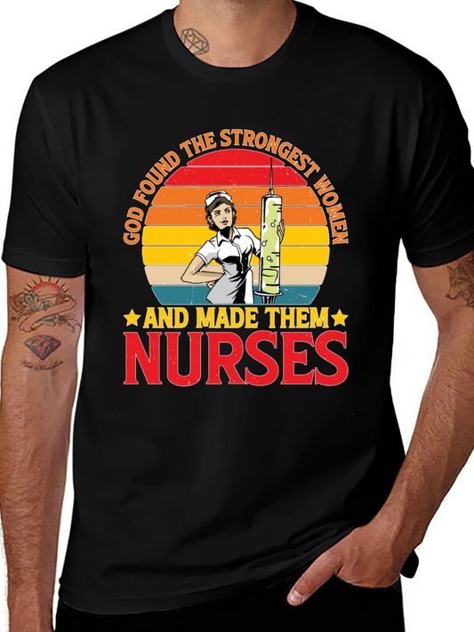 Strongest Women Nurses T-Shirt Graphic Tee