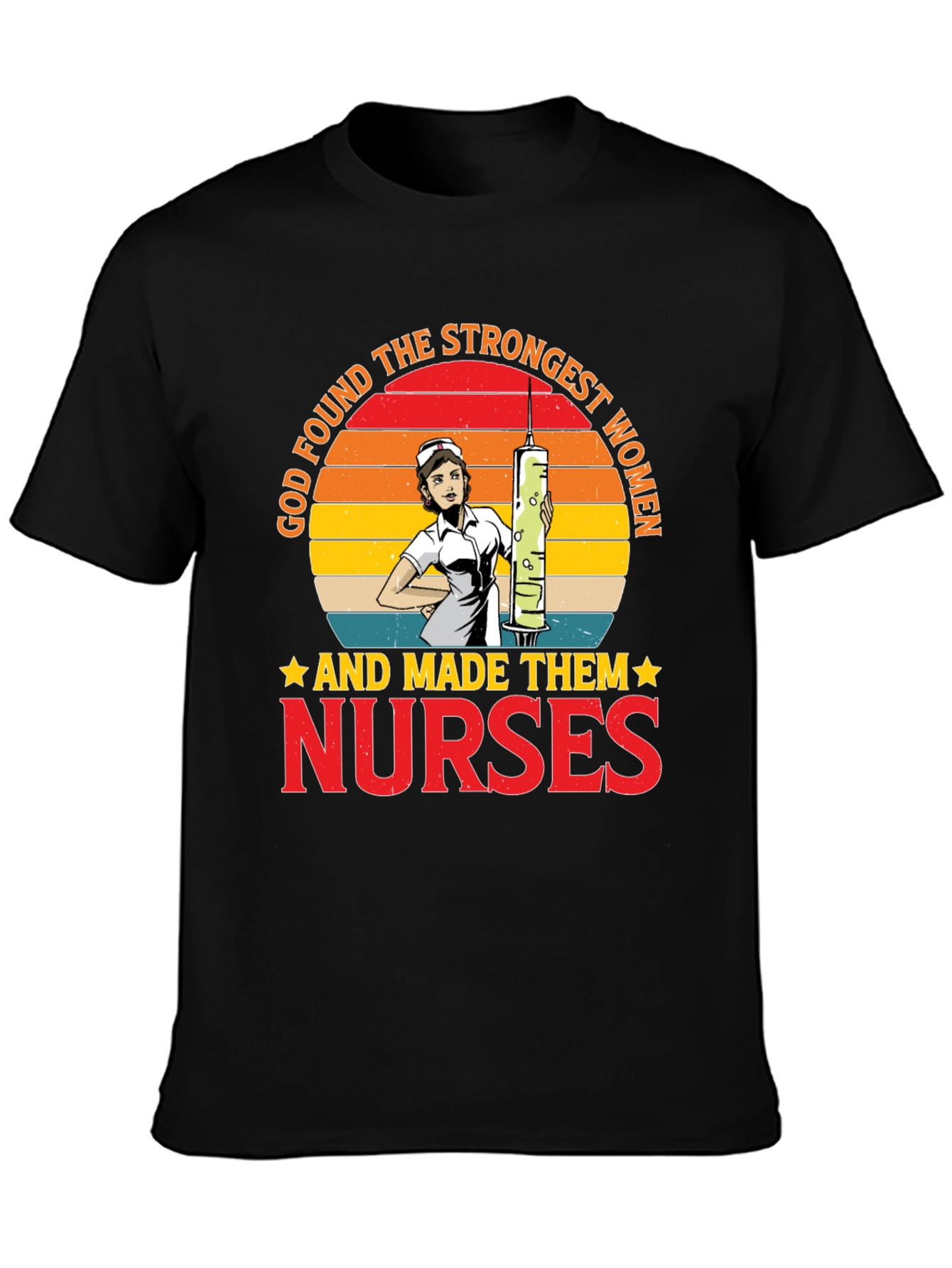 Strongest Women Nurses T-Shirt Graphic Tee
