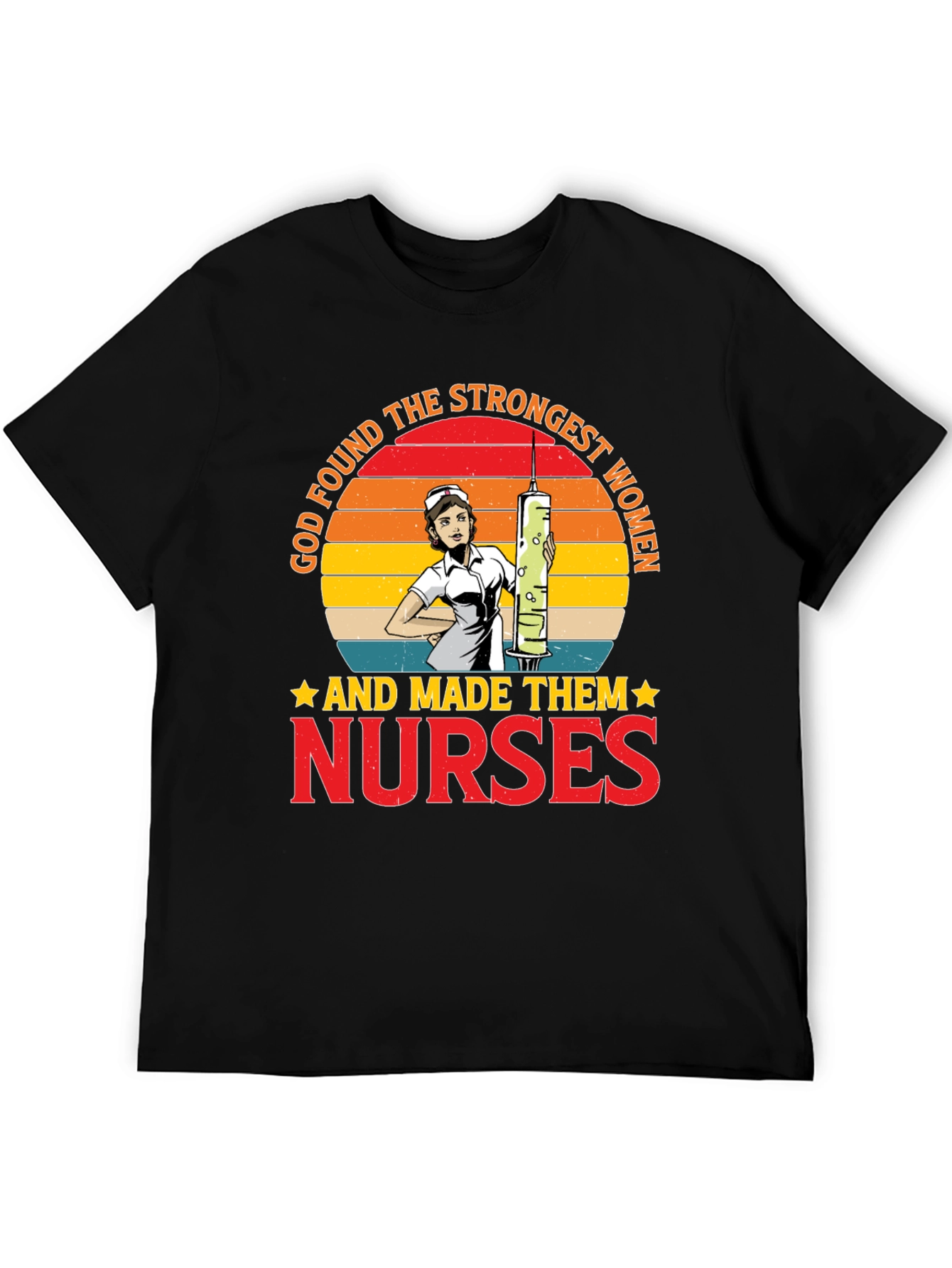 Strongest Women Nurses T-Shirt Graphic Tee