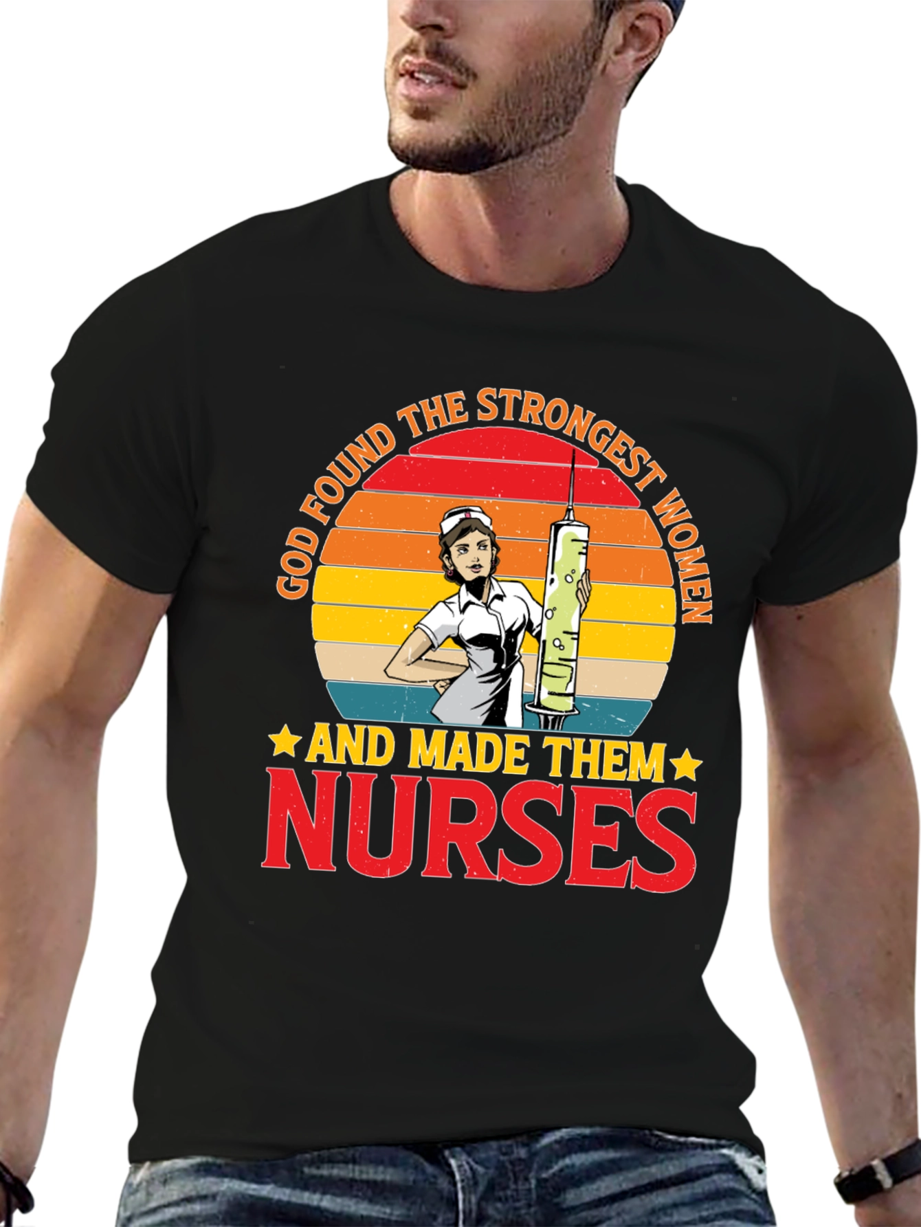 Strongest Women Nurses T-Shirt Graphic Tee