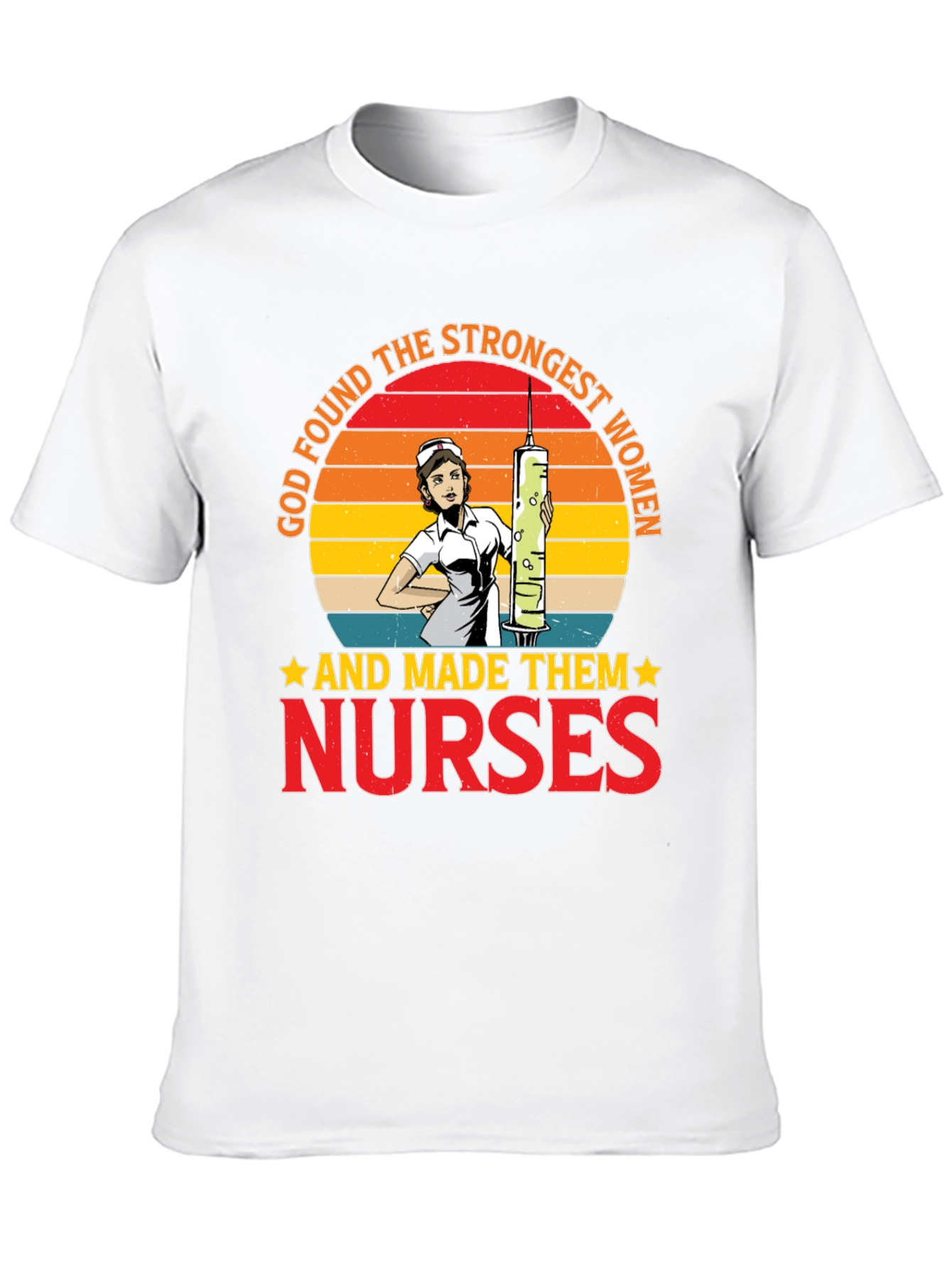Strongest Women Nurses T-Shirt Graphic Tee