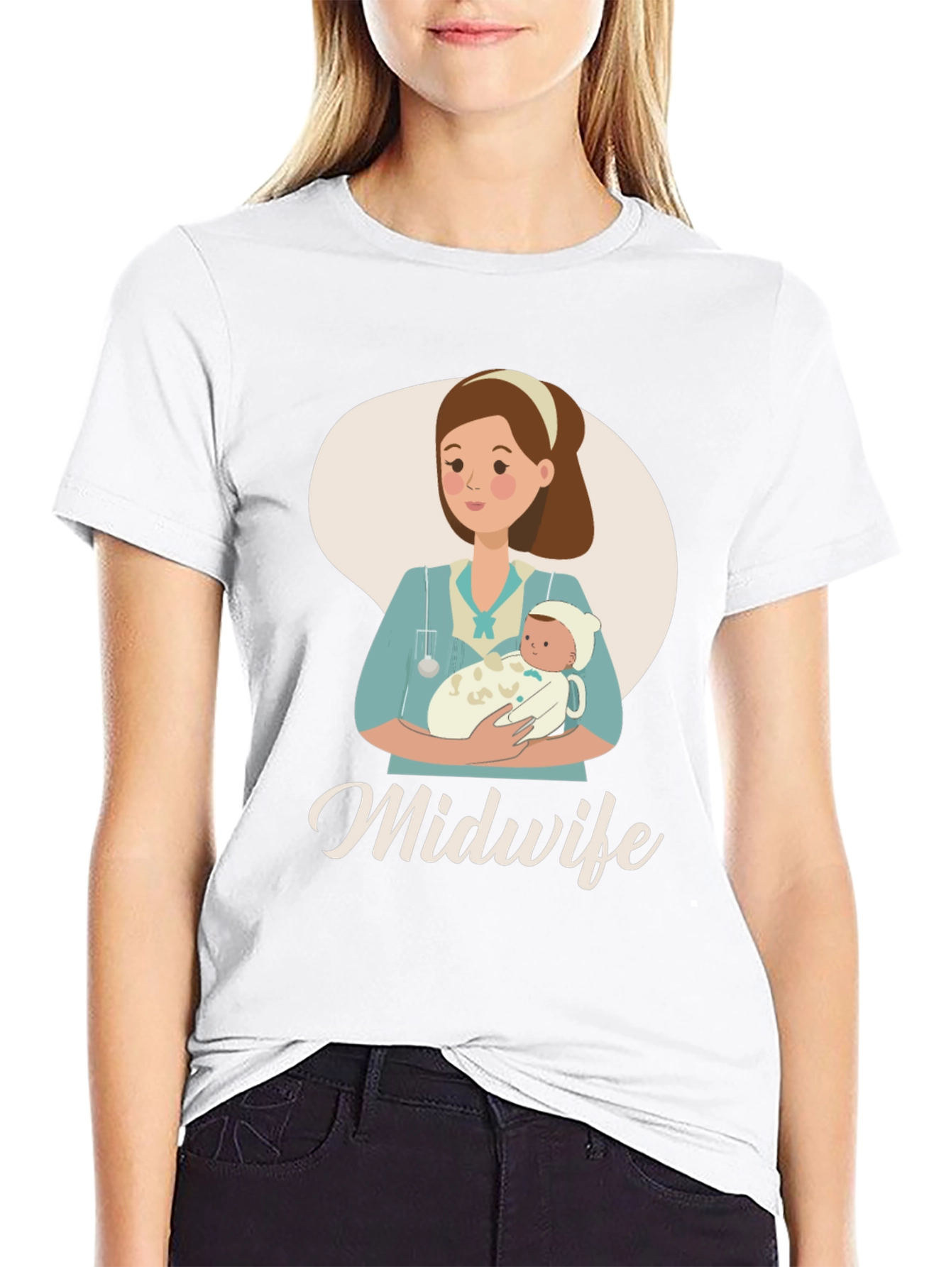 Midwife Graphic T-Shirt - Gift for Healthcare Providers
