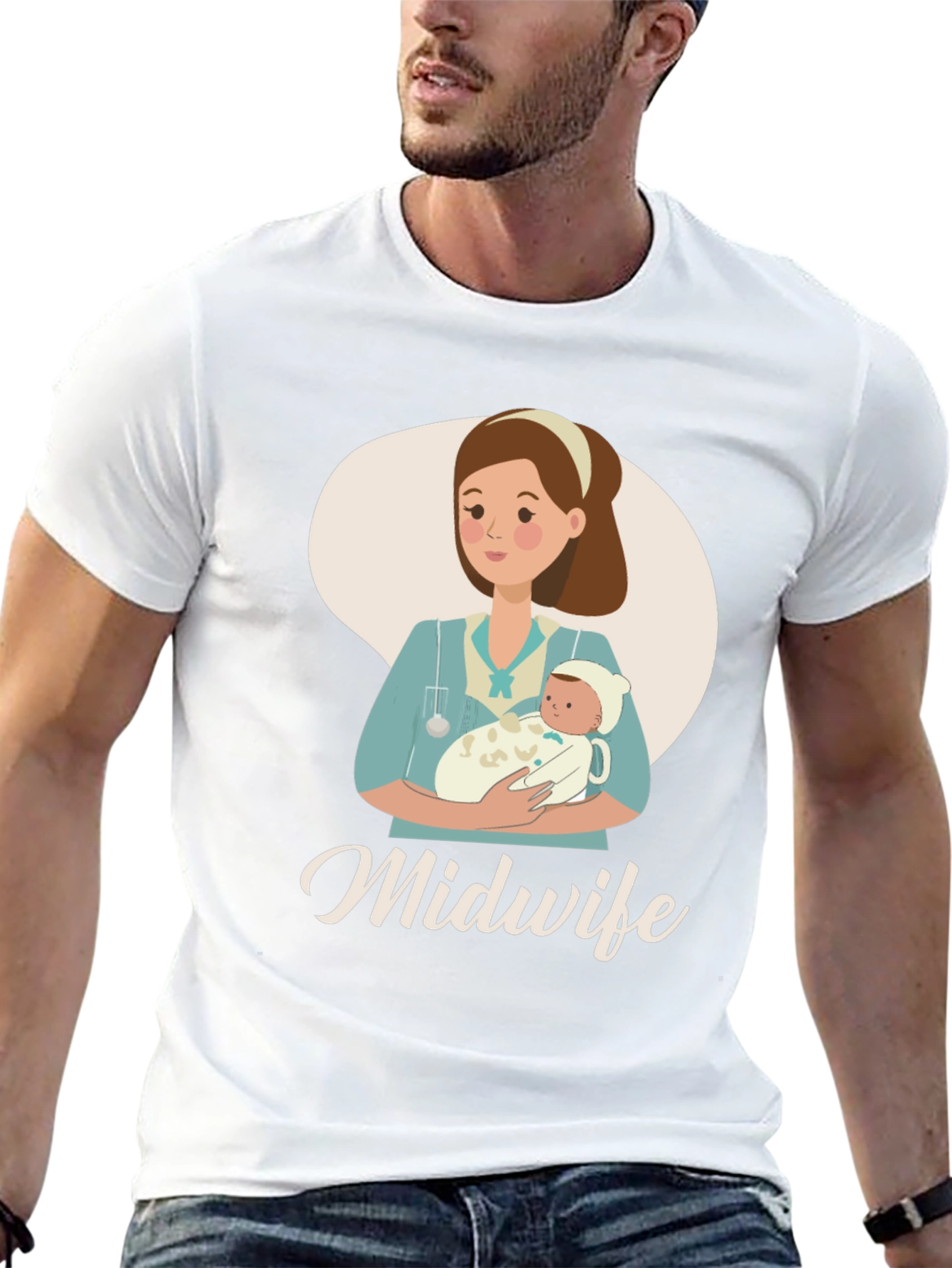Midwife Graphic T-Shirt - Gift for Healthcare Providers