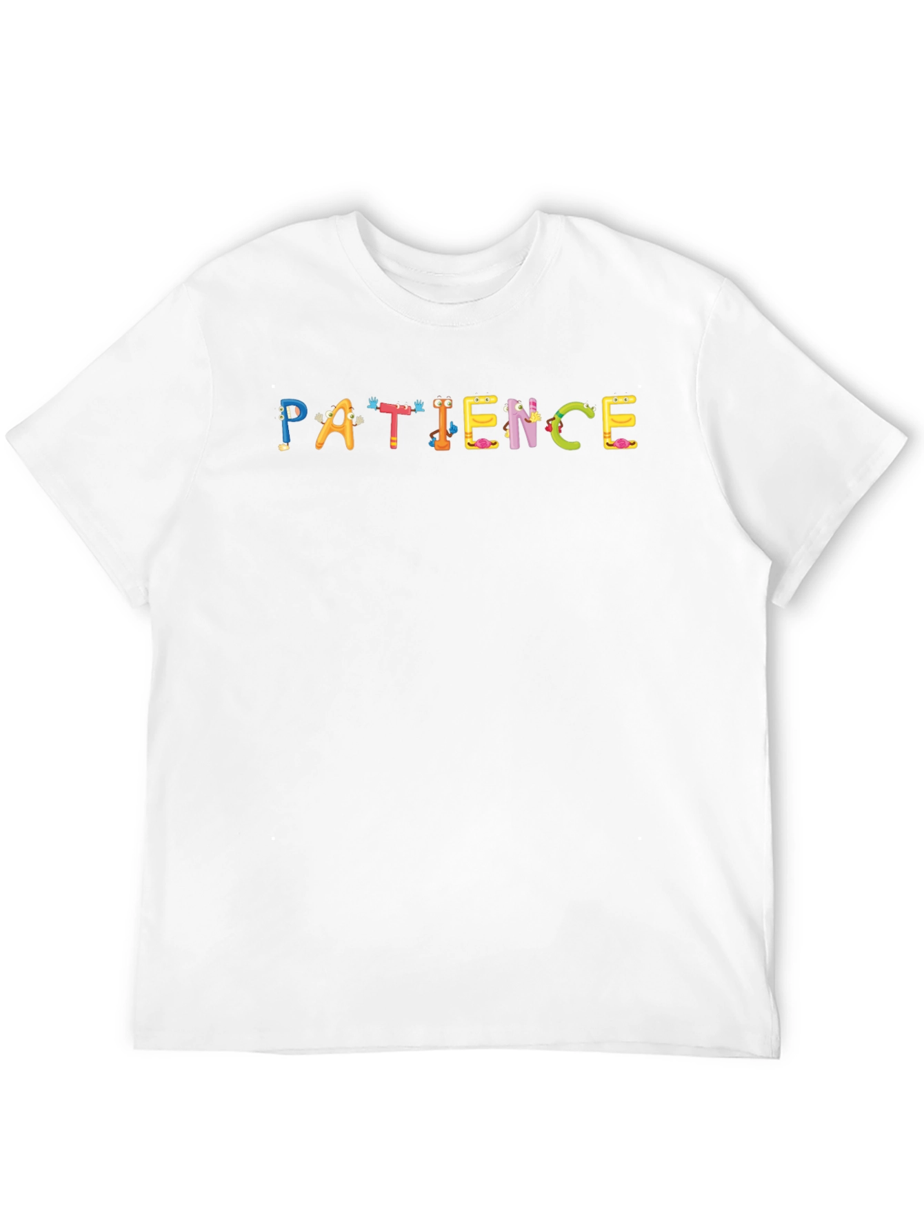 Patience Graphic Tee - Soft Cotton Crew Neck T-Shirt