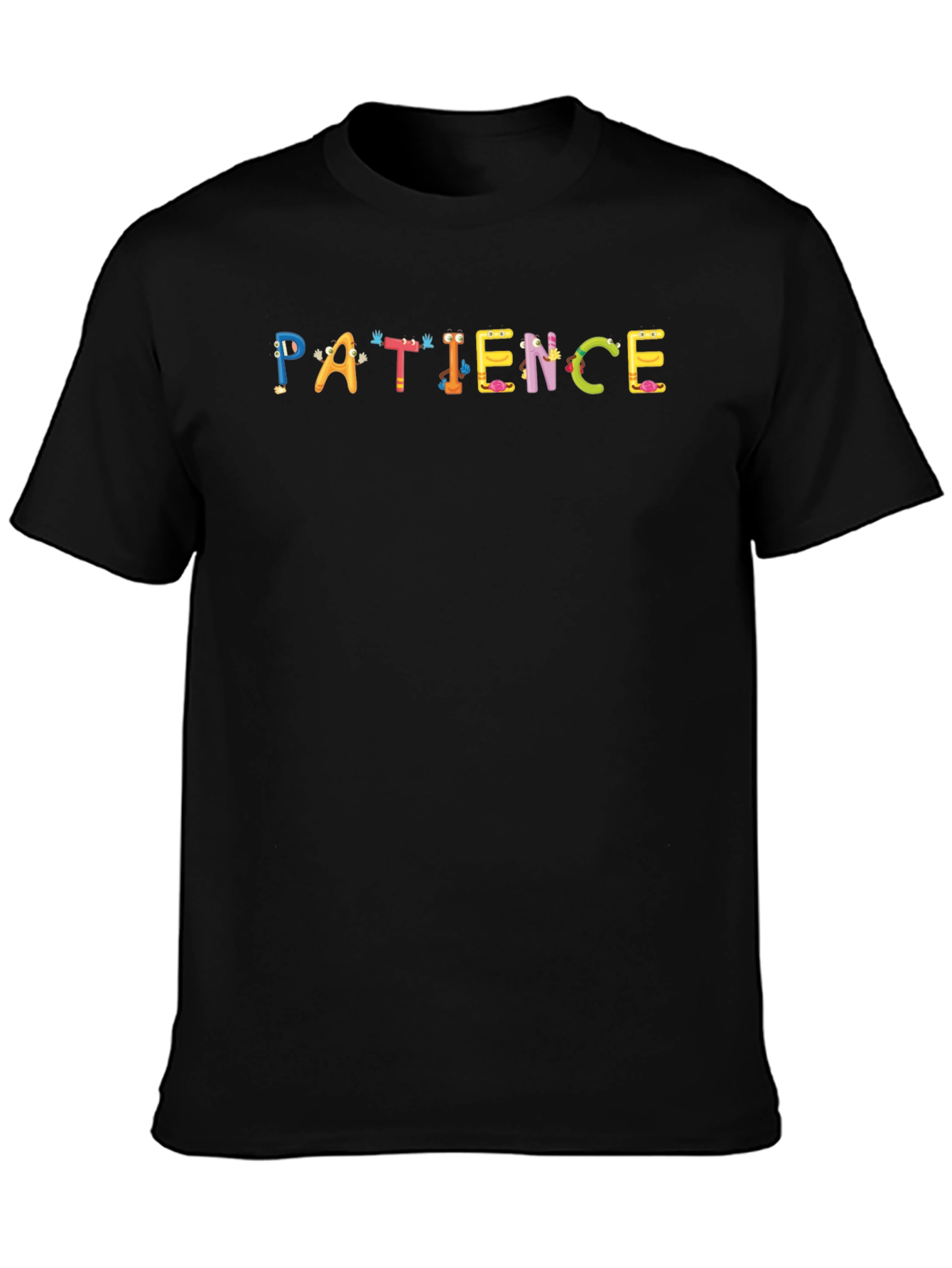 Patience Graphic Tee - Soft Cotton Crew Neck T-Shirt