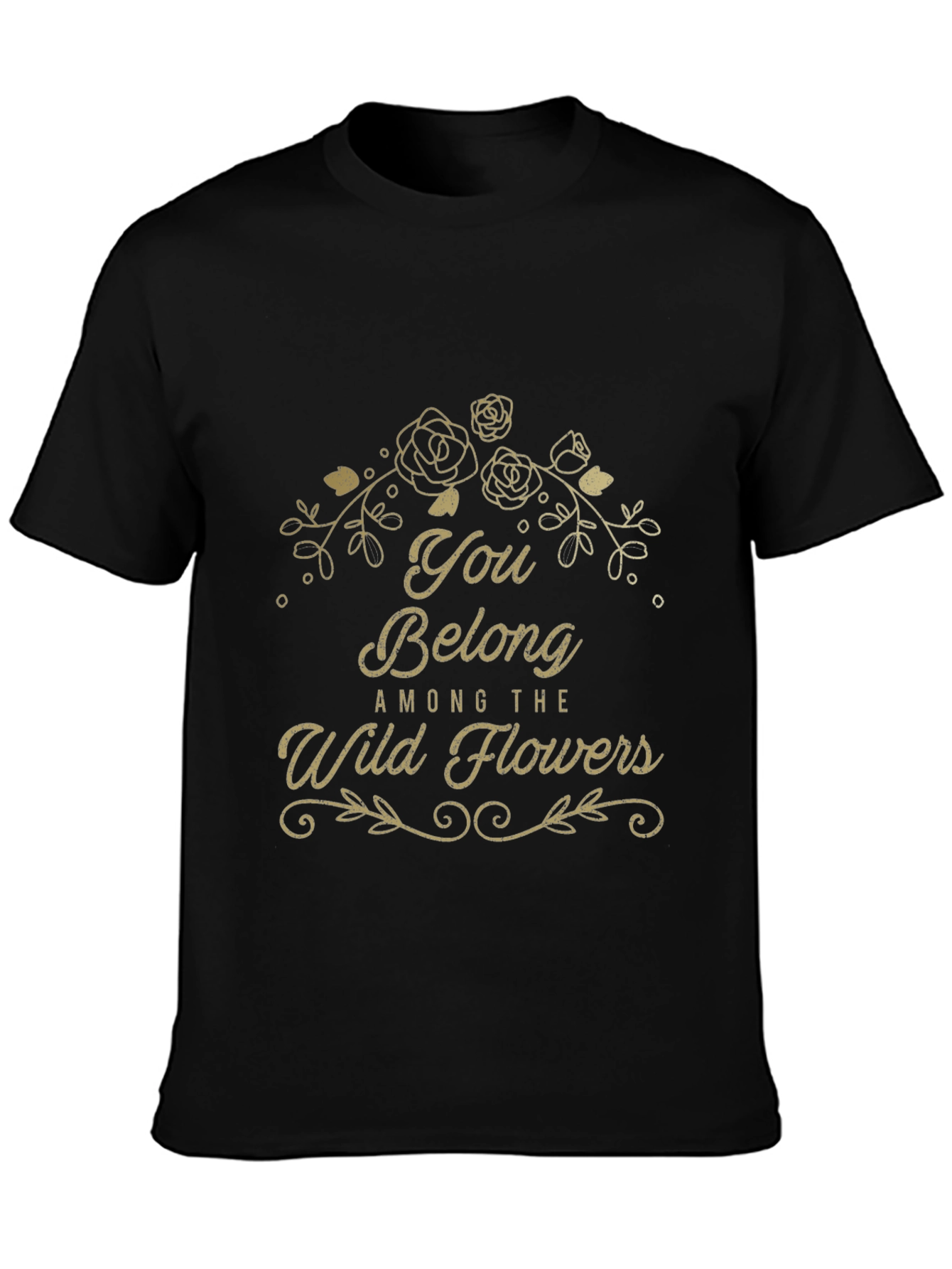 Wildflower Graphic Tee - Stylish Comfort Fit