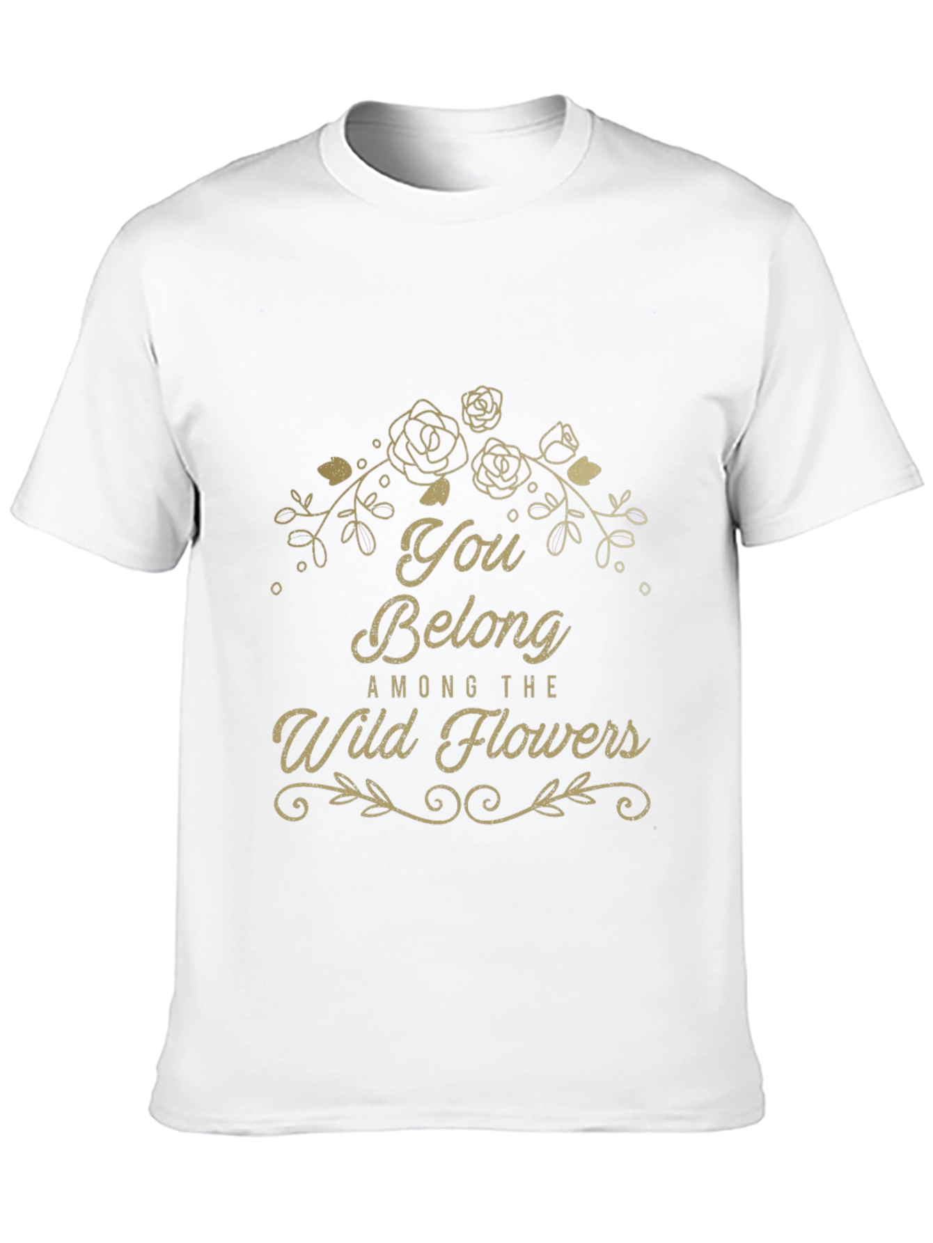 Wildflower Graphic Tee - Stylish Comfort Fit