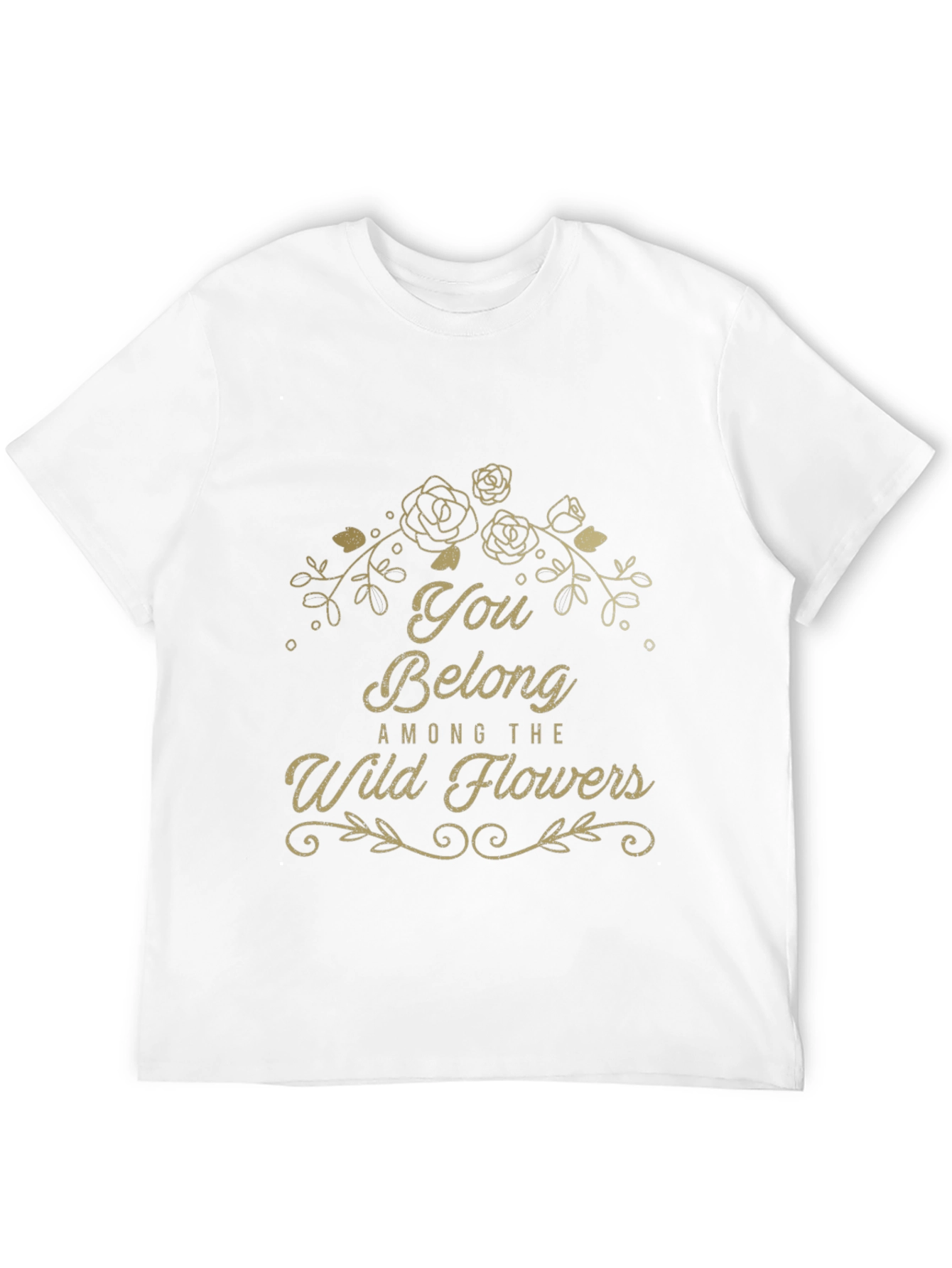 Wildflower Graphic Tee - Stylish Comfort Fit