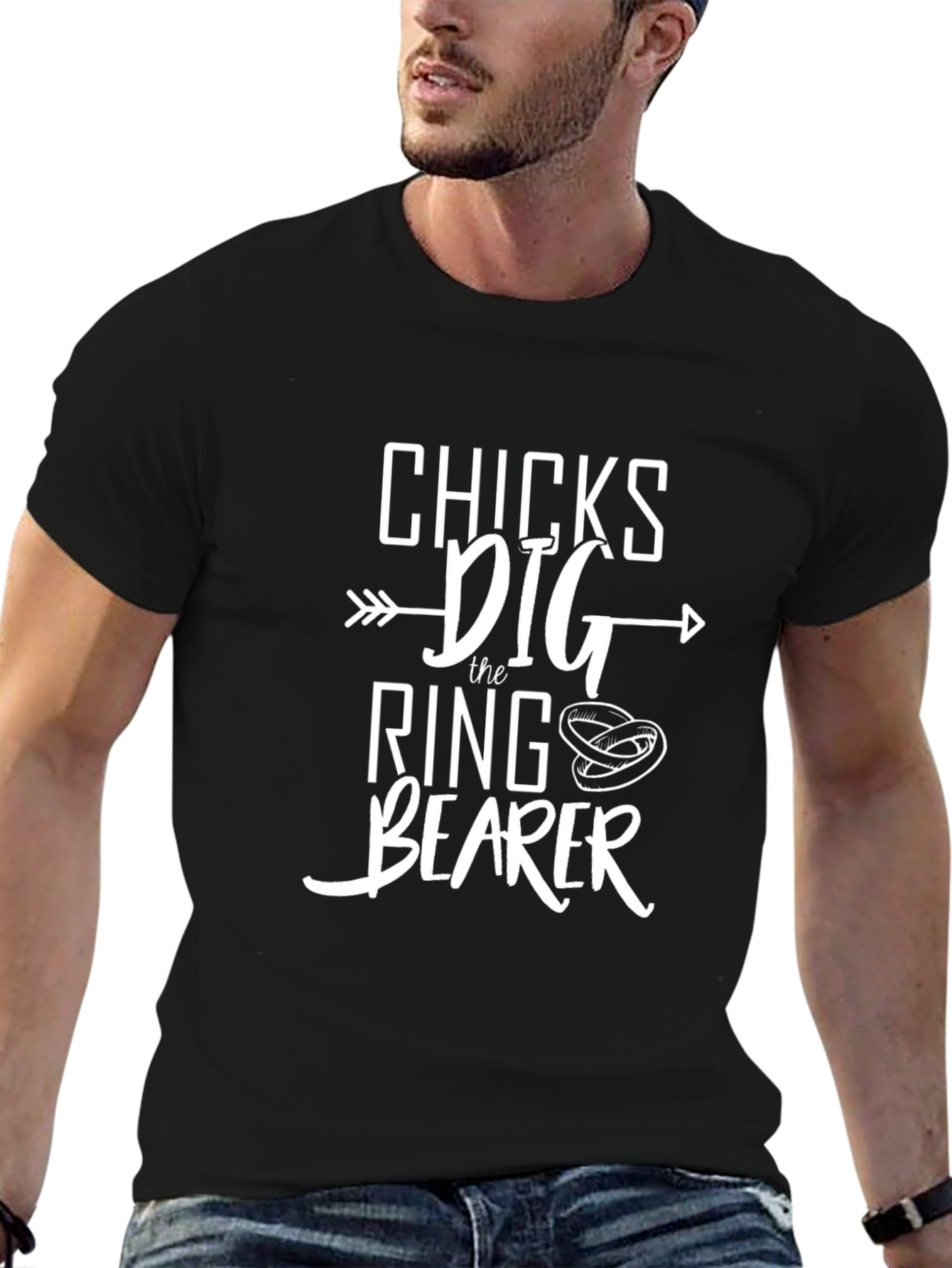 Chicks Dig The Ring Bearer Graphic T-Shirt