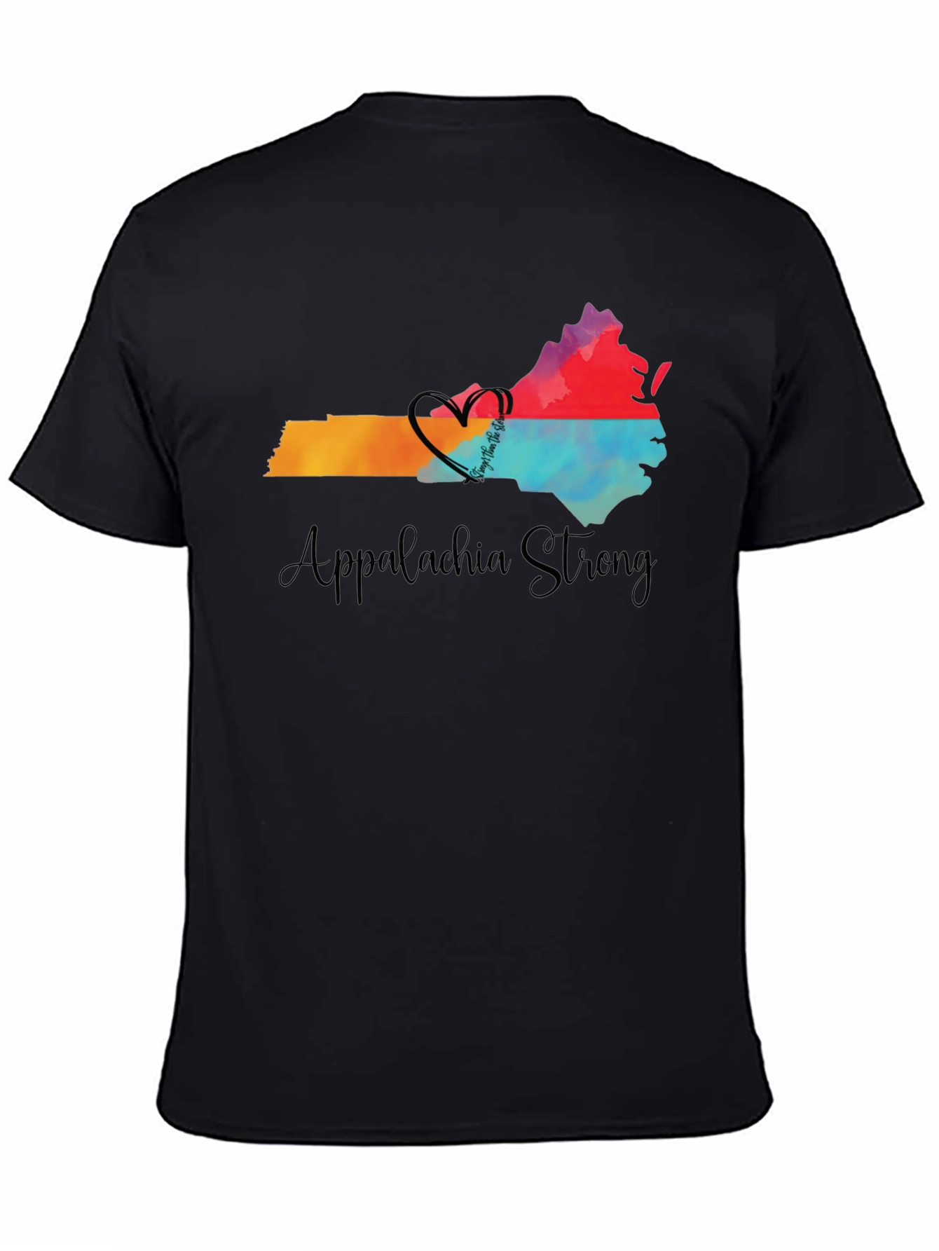 Appalachia Strong Black Graphic Tee