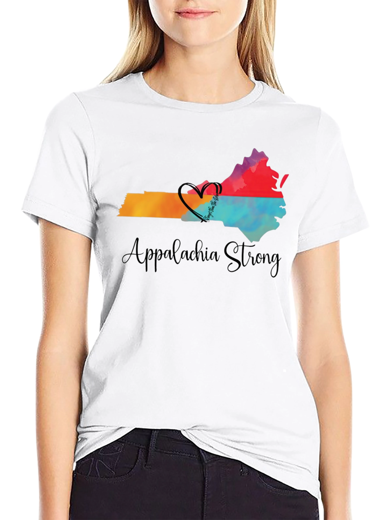 Appalachia Strong Black Graphic Tee