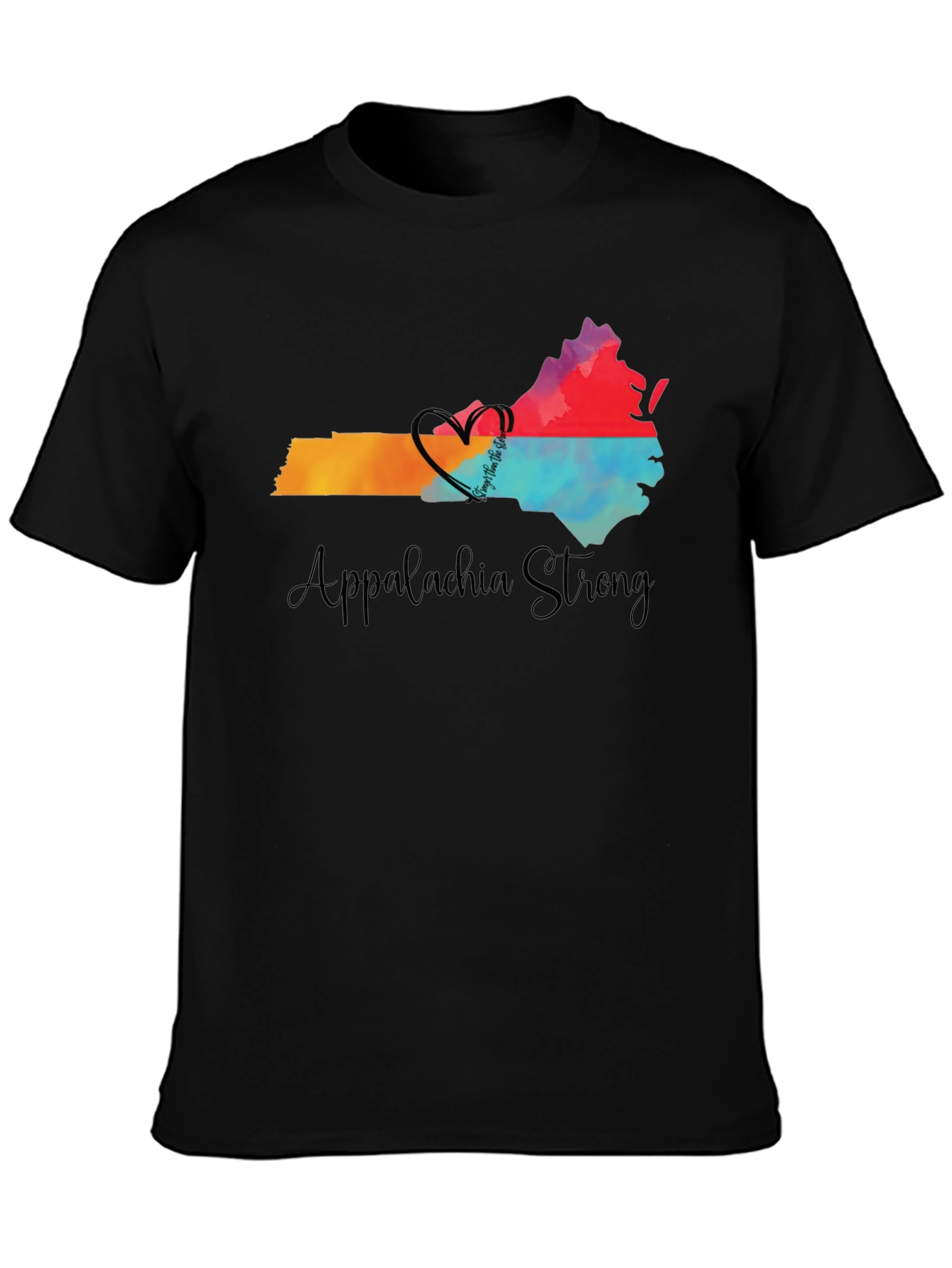 Appalachia Strong Black Graphic Tee