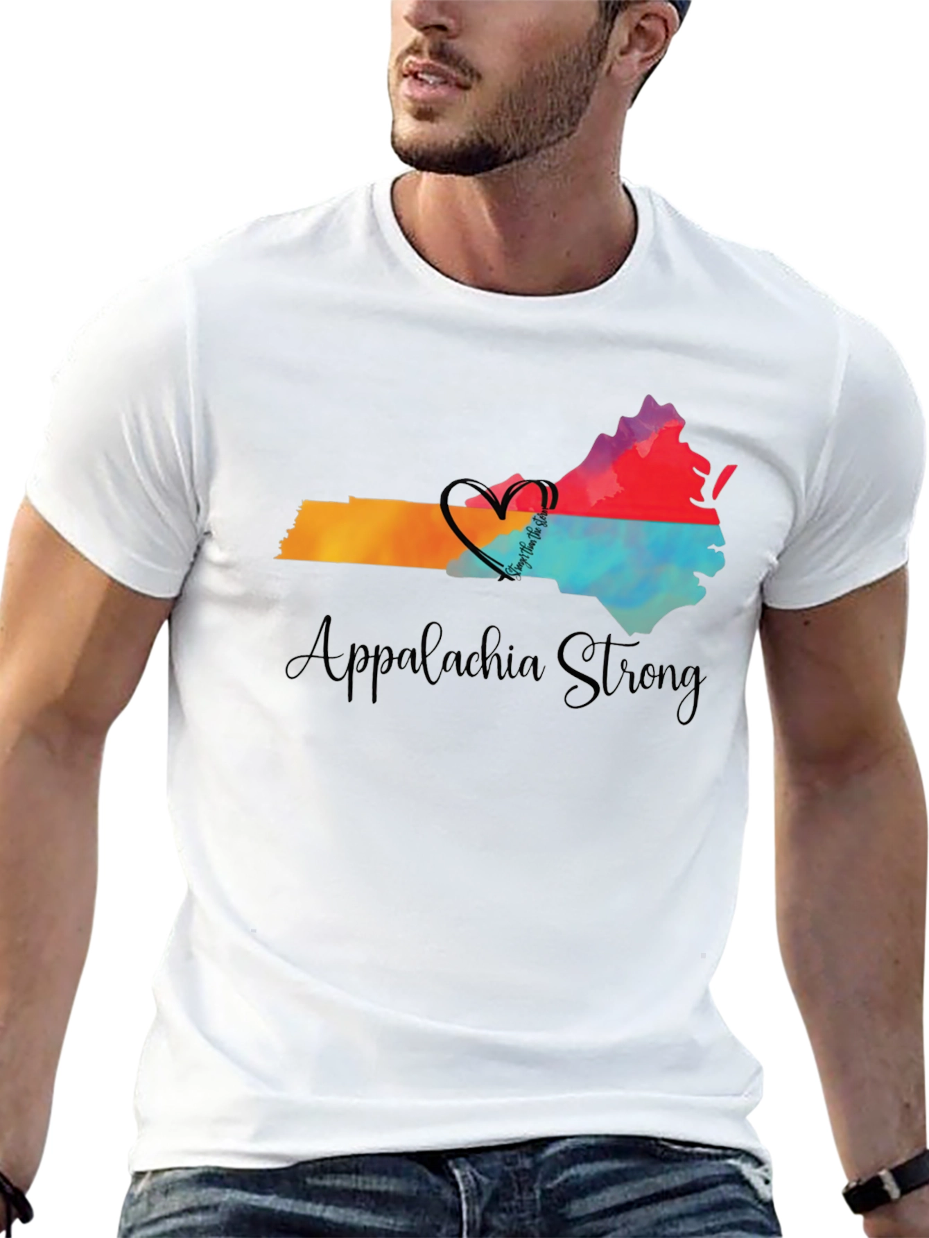 Appalachia Strong Black Graphic Tee